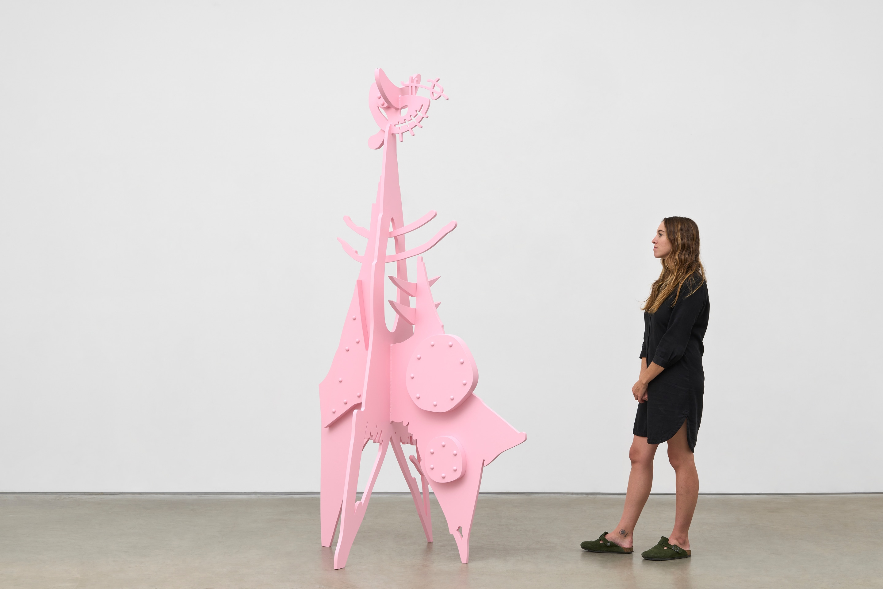 Aaron Curry, Pink Sketch (Standing Figure), 2022