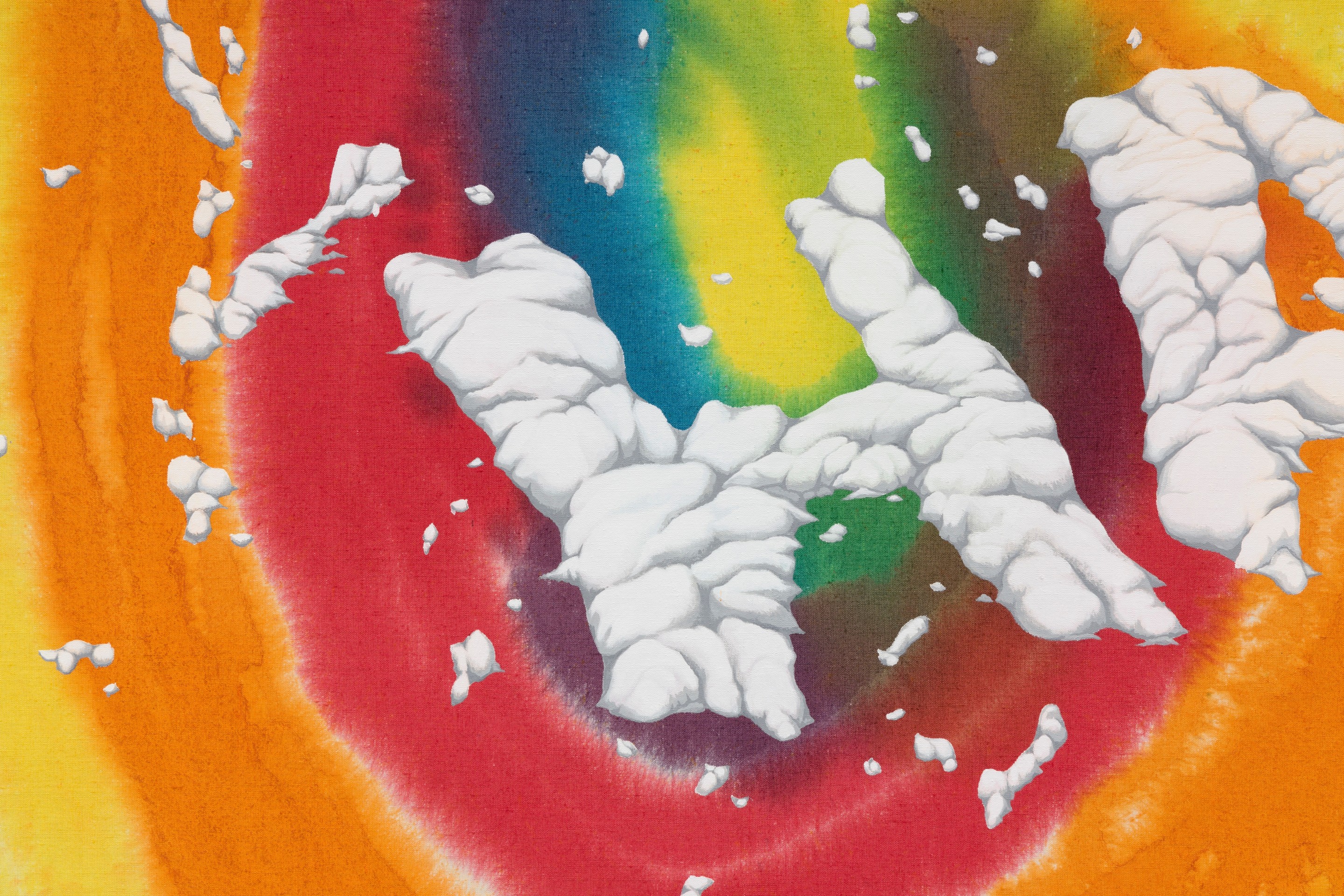 Joel Mesler, Untitled (Love, Hate), 2020