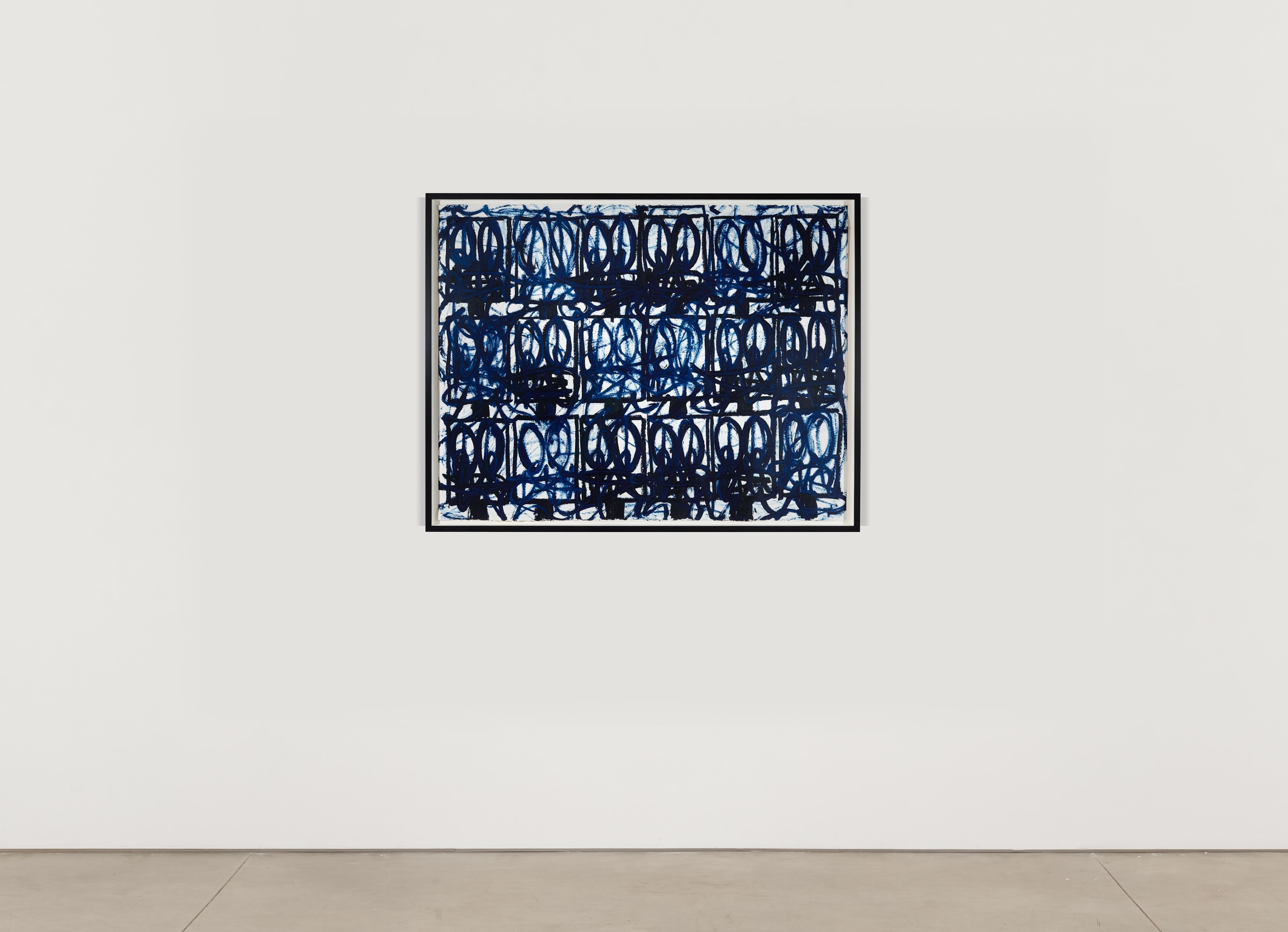 Rashid Johnson, Untitled Anxious Bruise Drawing, 2021