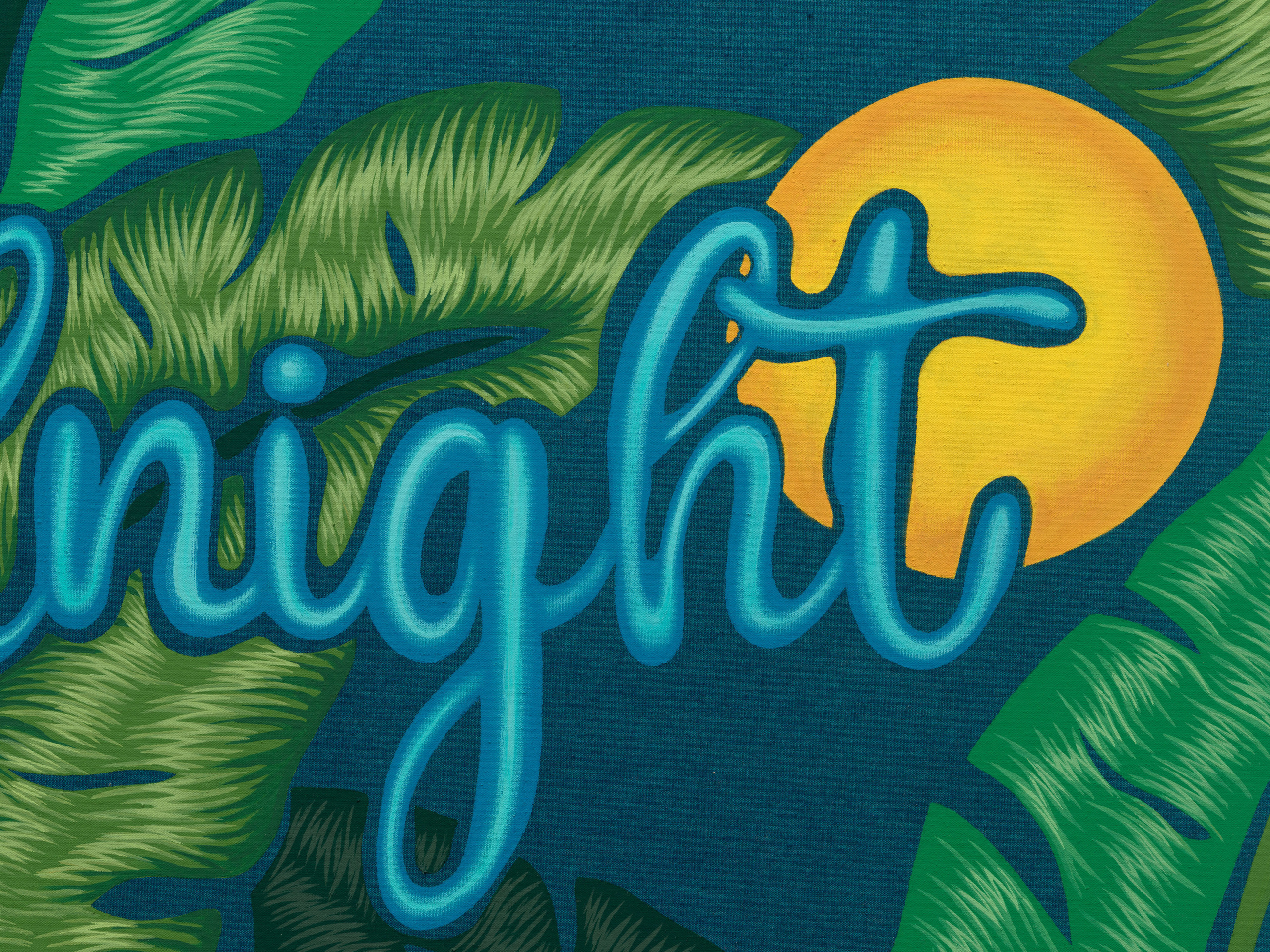 Joel Mesler, Untitled (Goodnight), 2023