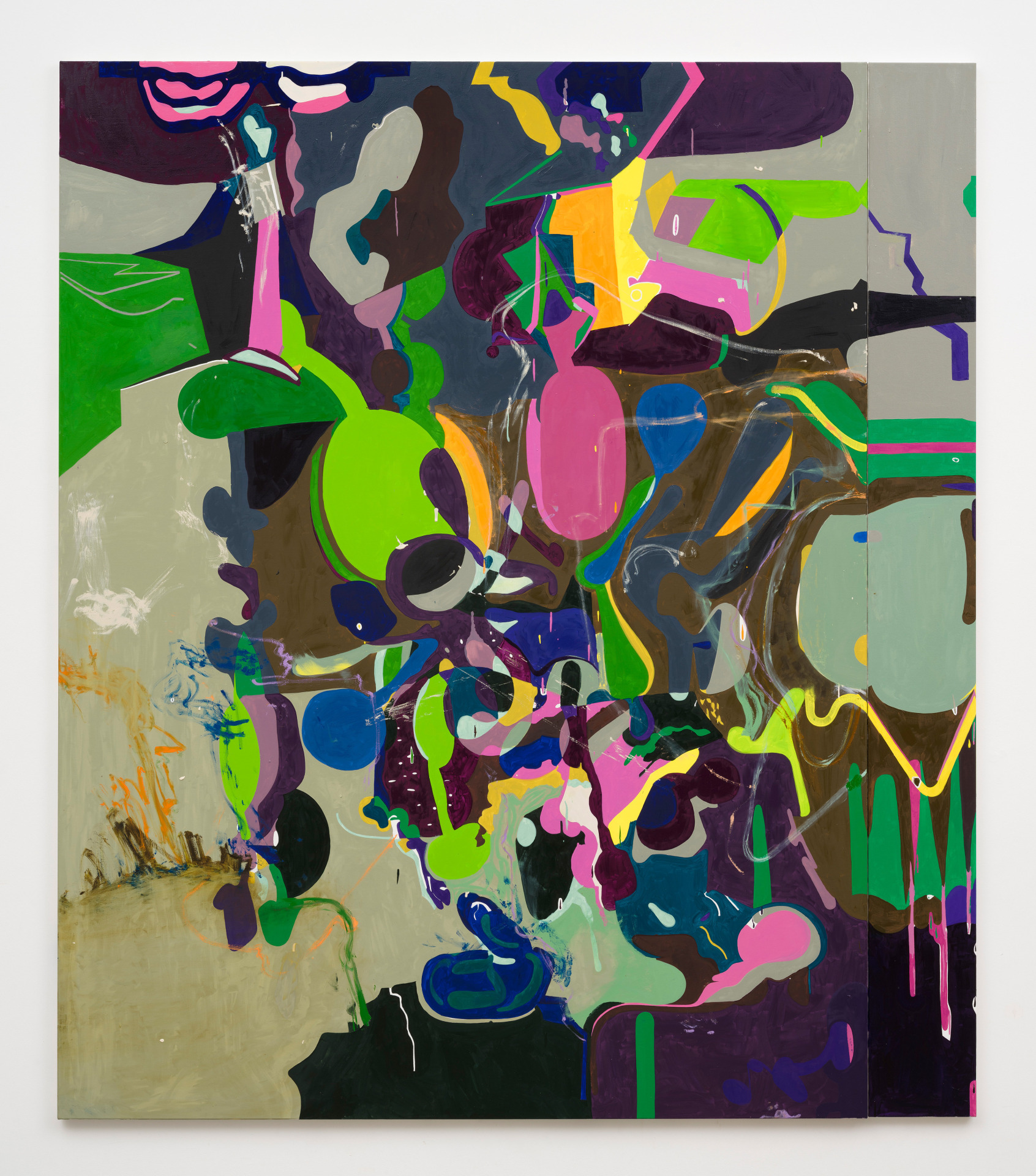 Michael Williams, Puzzle Painting with Extrapolation (Goblin), 2020 - 2022