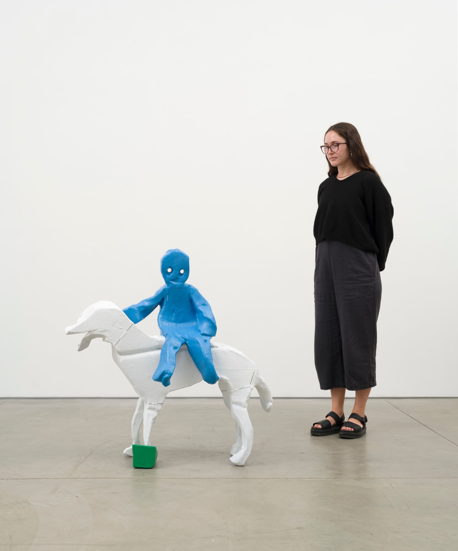 Valentin Carron, Baby and Dog, 2022