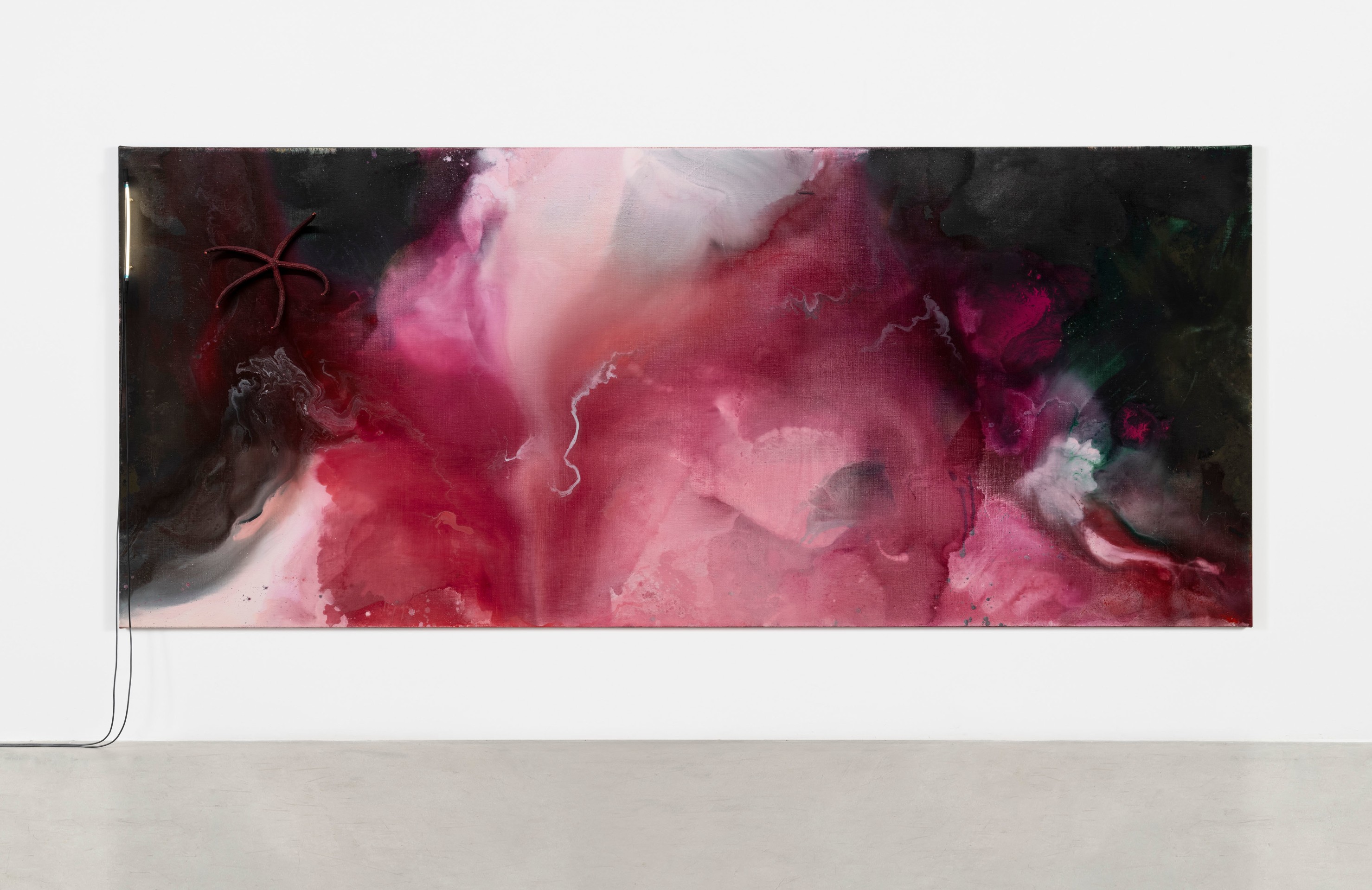 Mary Weatherford, The Surrealist, 2024 - 2025