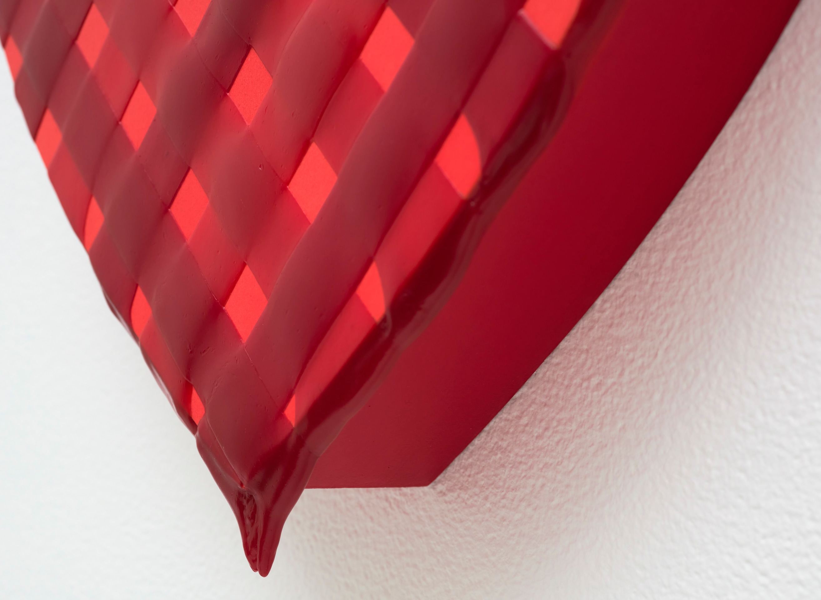 Linda Stark Perylene Heart Weave, 2020