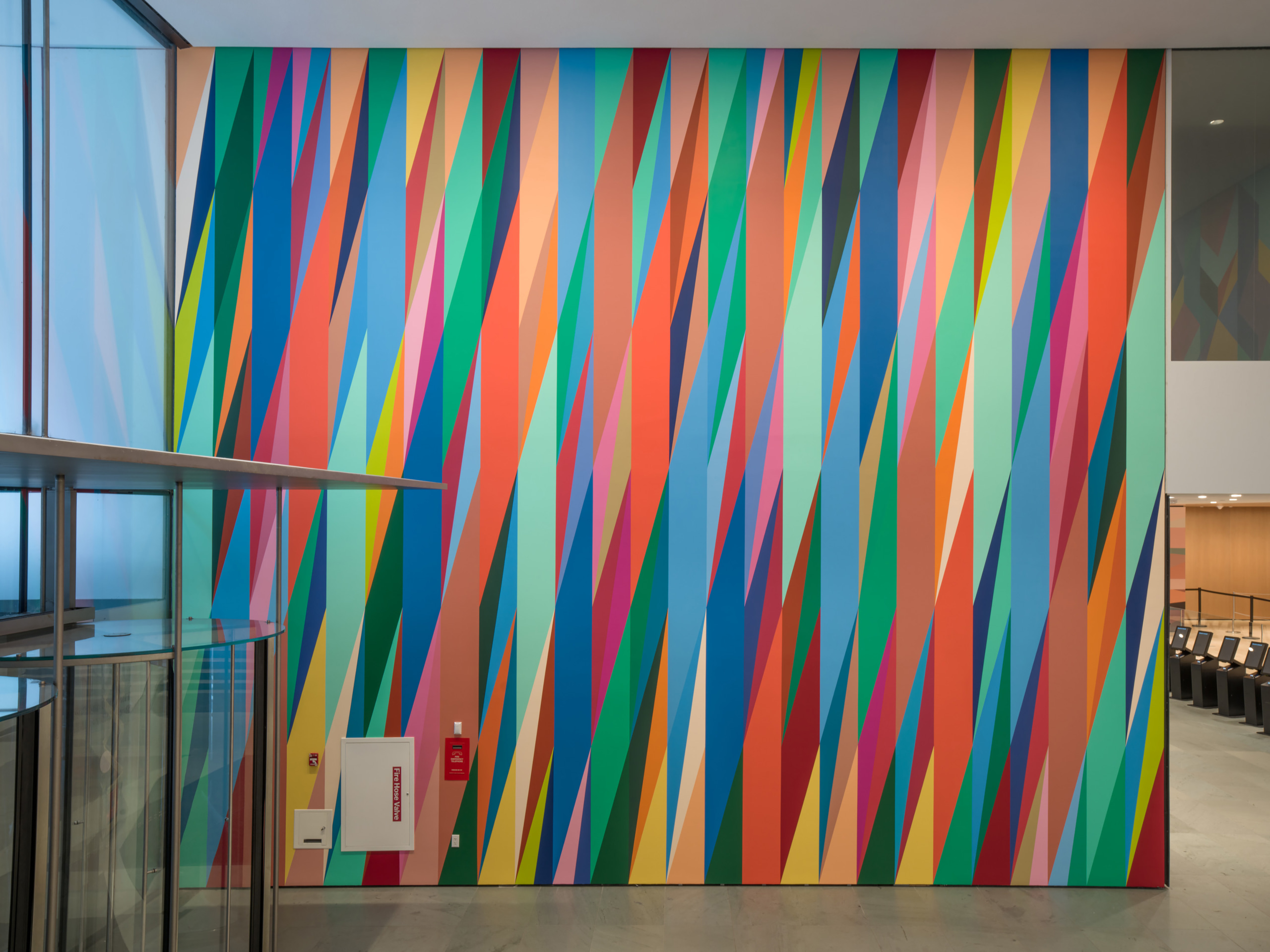 Installation view of&nbsp;Odili Donald Odita: Songs from Life, April 8, 2025 &ndash; April 30, 2026. Photographed in April 2025. The Museum of Modern Art, New York. Digital Image &copy; 2025 The Museum of Modern Art, New York. Photo by Jonathan Dorado.