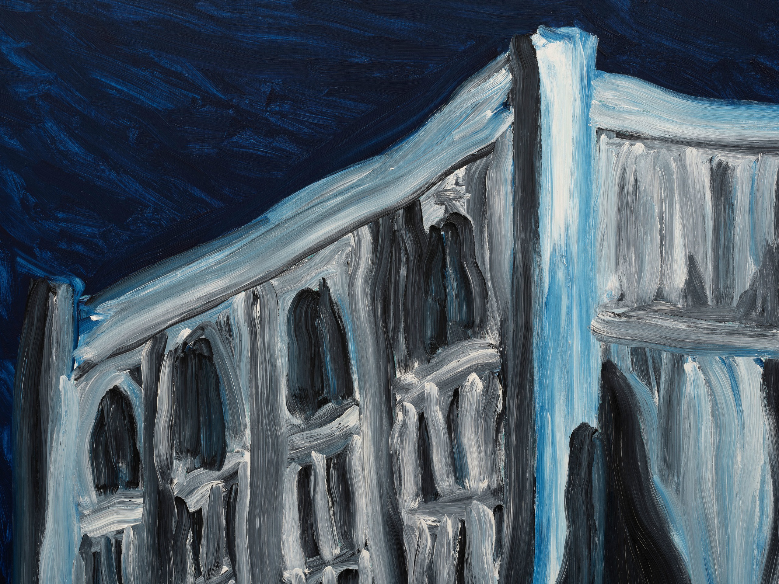 Martha Diamond, Highway, 1984