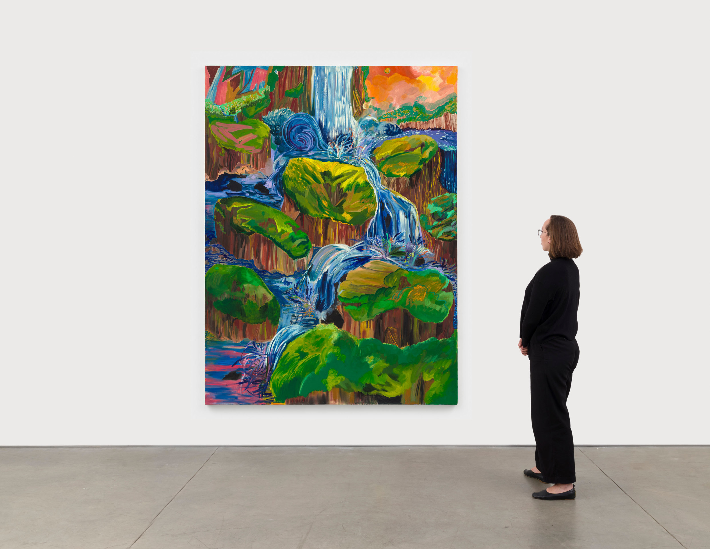 Shara Hughes, Tumble, 2023