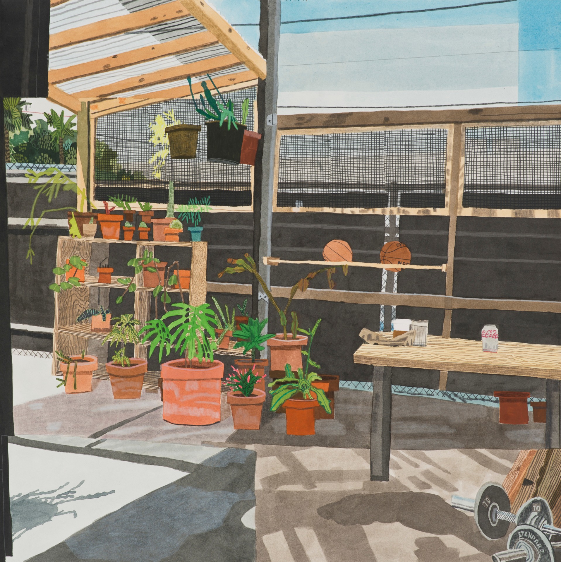 Jonas Wood Blackwelder Studio Exterior, 2014