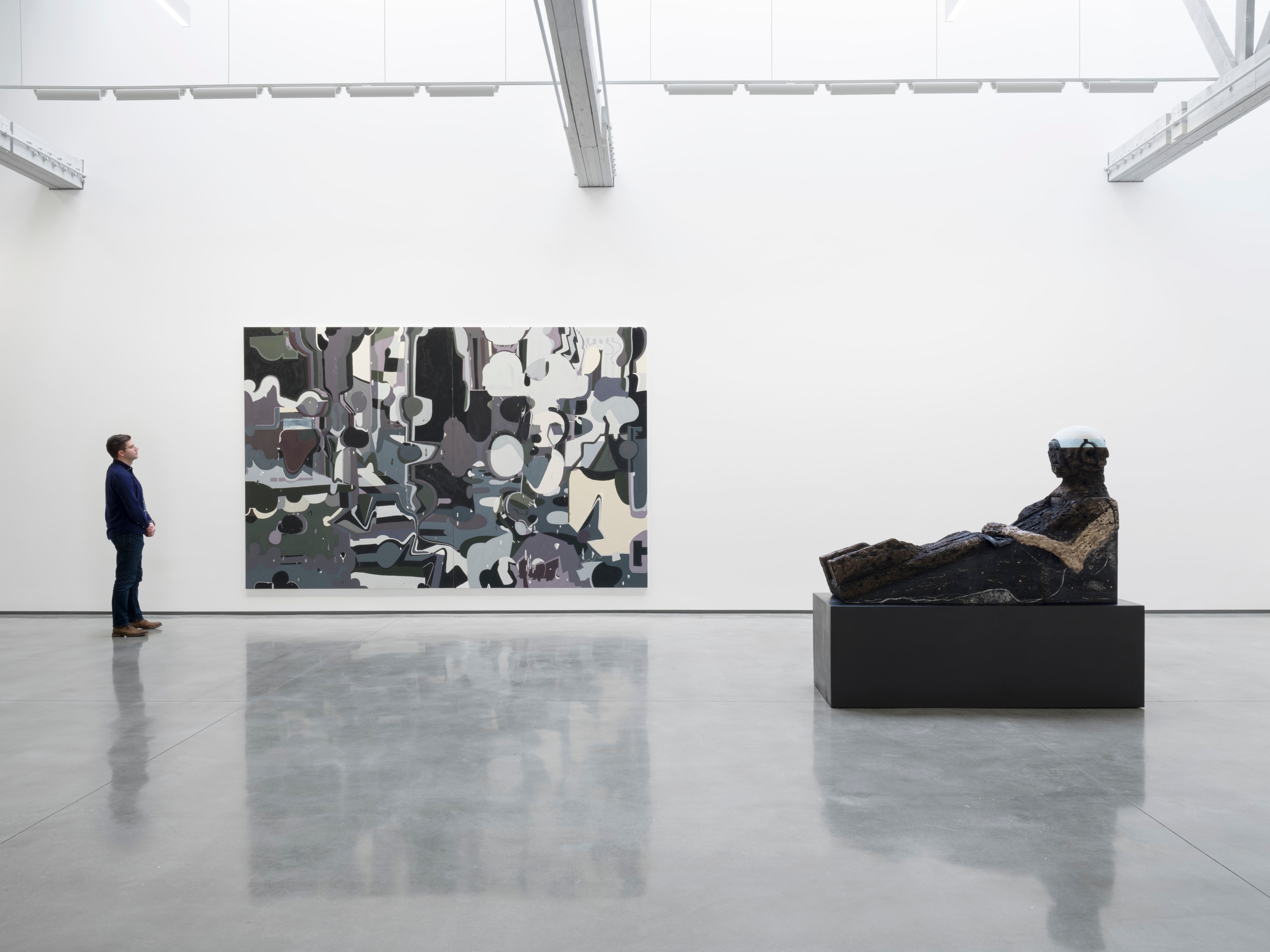 Huma Bhabha and Michael Williams
