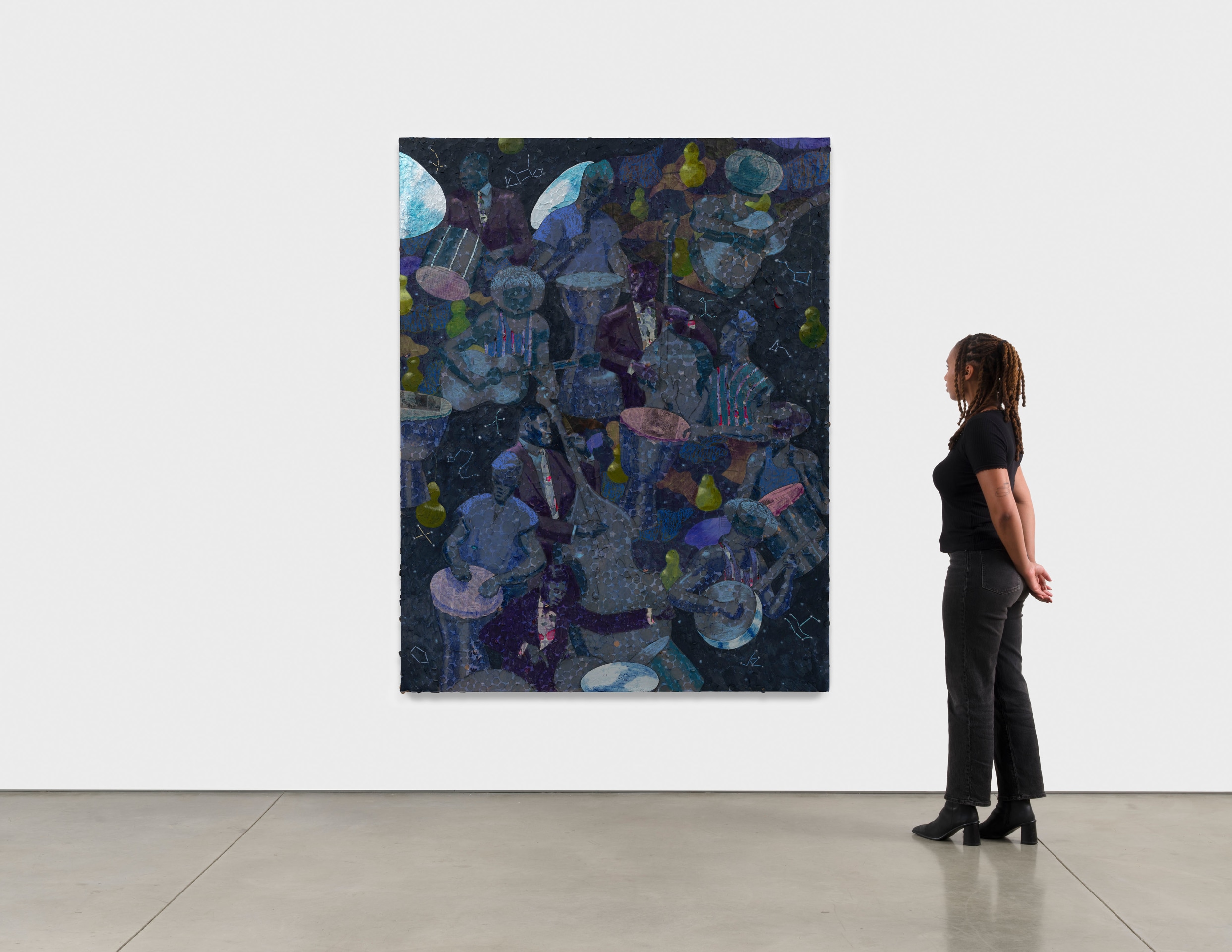 Derek Fordjour, Gourd, String &amp;amp; Drum, 2025