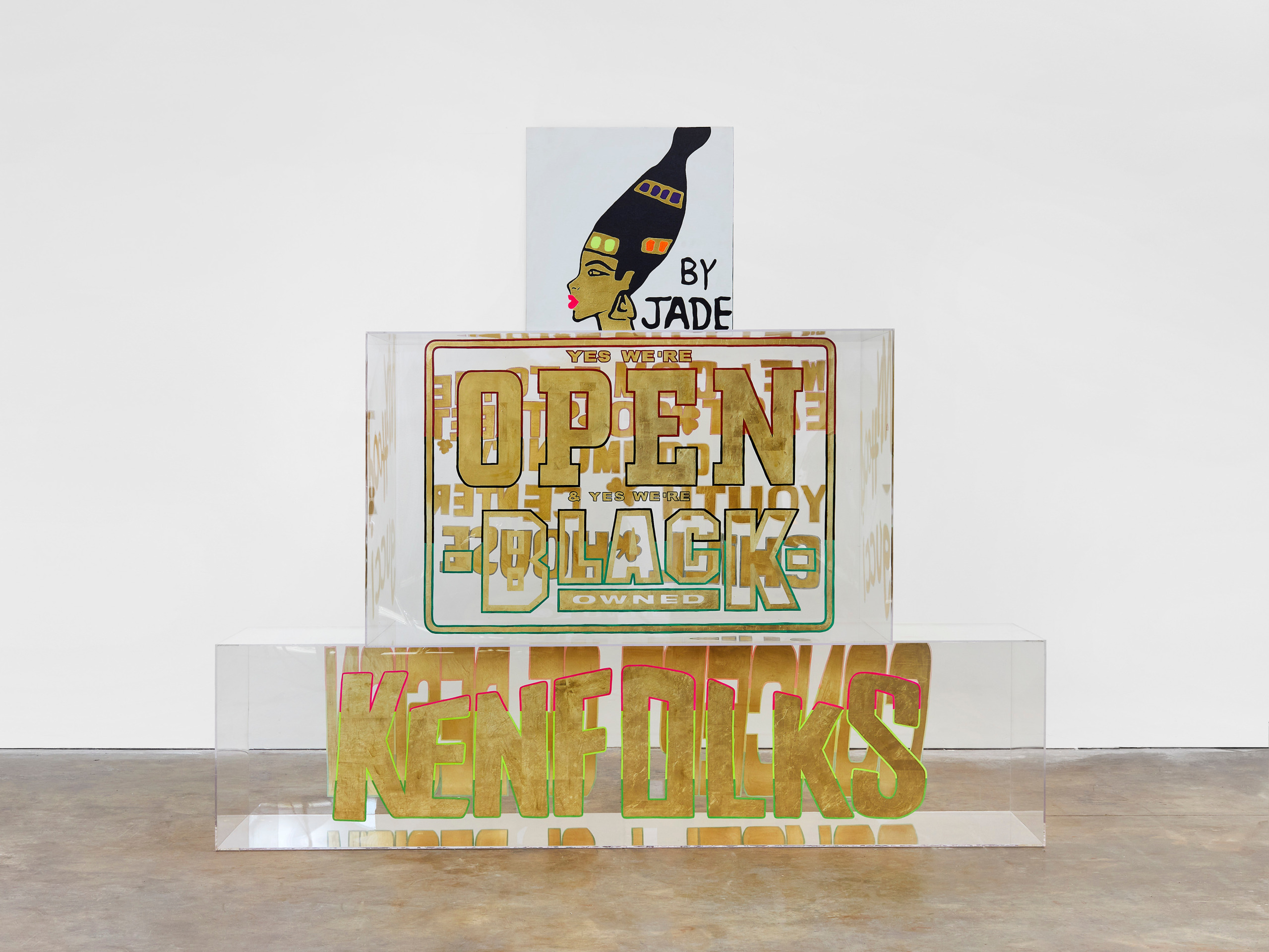 Lauren Halsey, my hood gucci (nubian), 2022