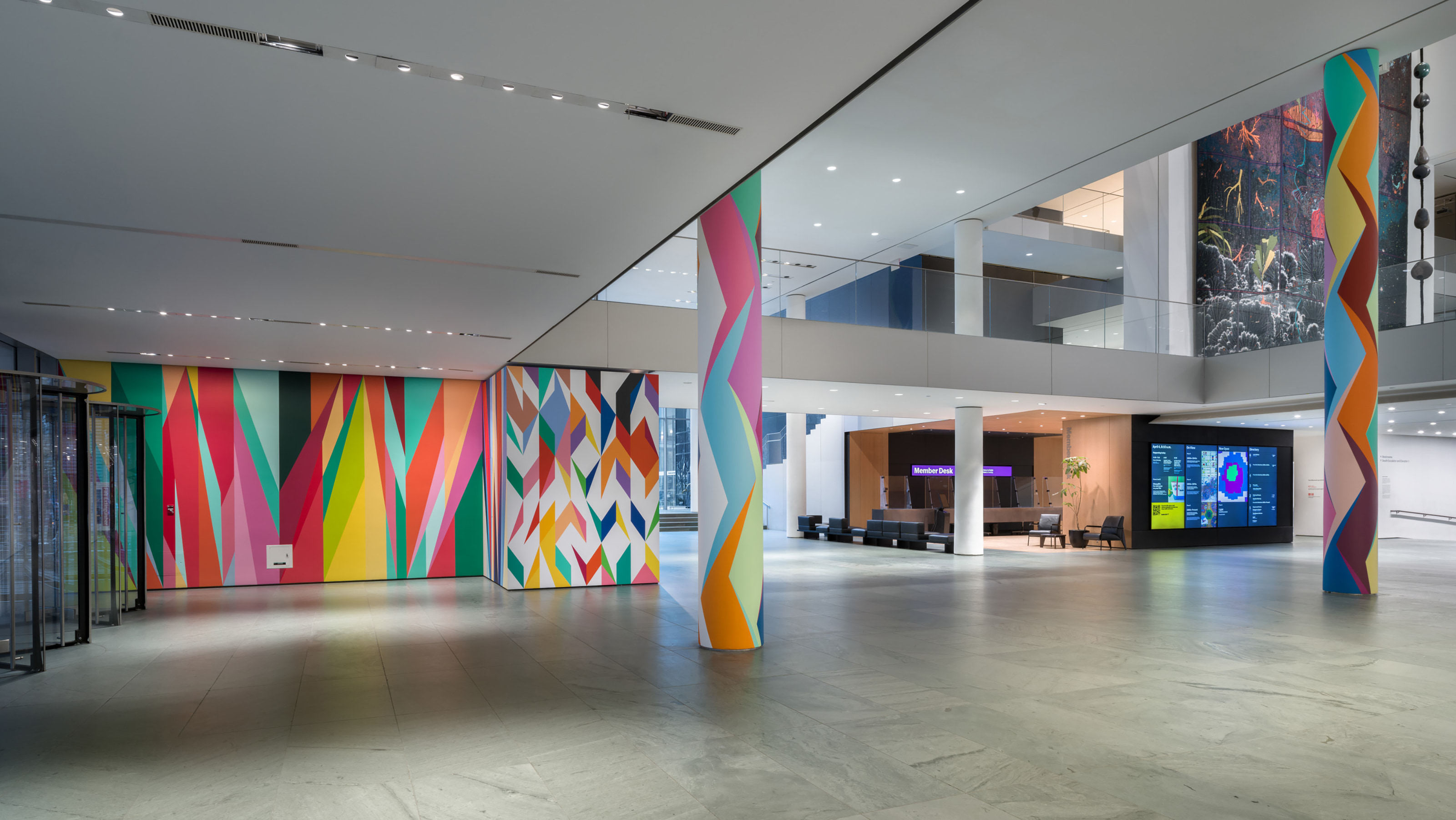 Installation view of&nbsp;Odili Donald Odita: Songs from Life, April 8, 2025 &ndash; April 30, 2026. Photographed in April 2025. The Museum of Modern Art, New York. Digital Image &copy; 2025 The Museum of Modern Art, New York. Photo by Jonathan Dorado.