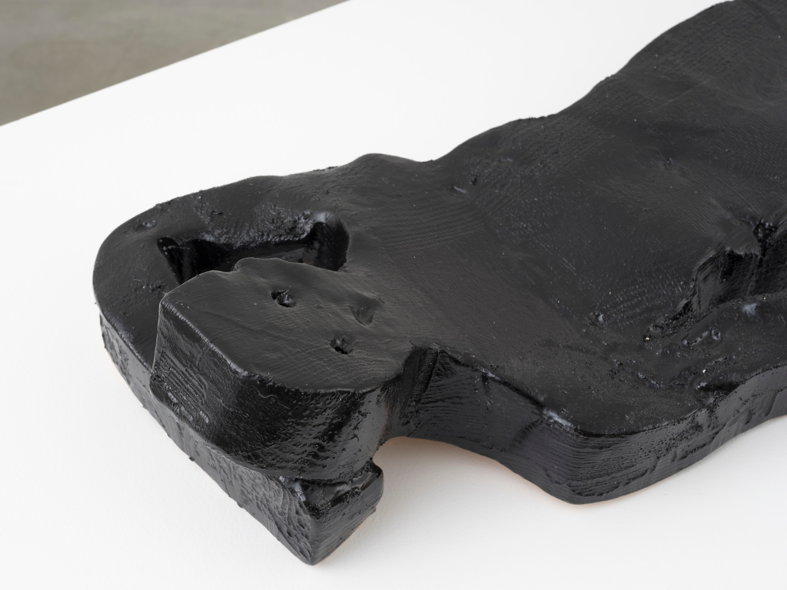 Valentin Carron, Adult and Dog (lying), 2022