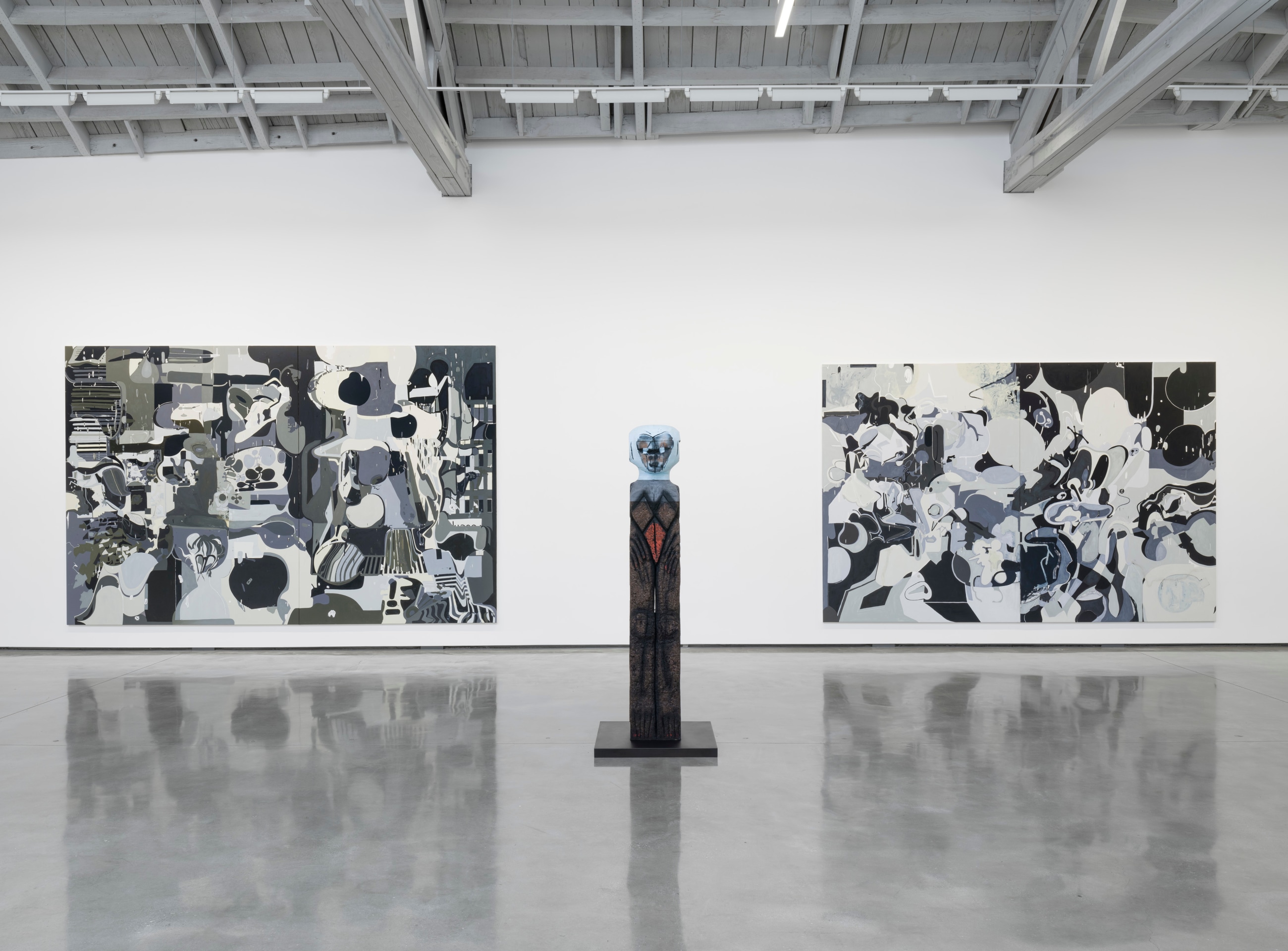 Huma Bhabha and Michael Williams