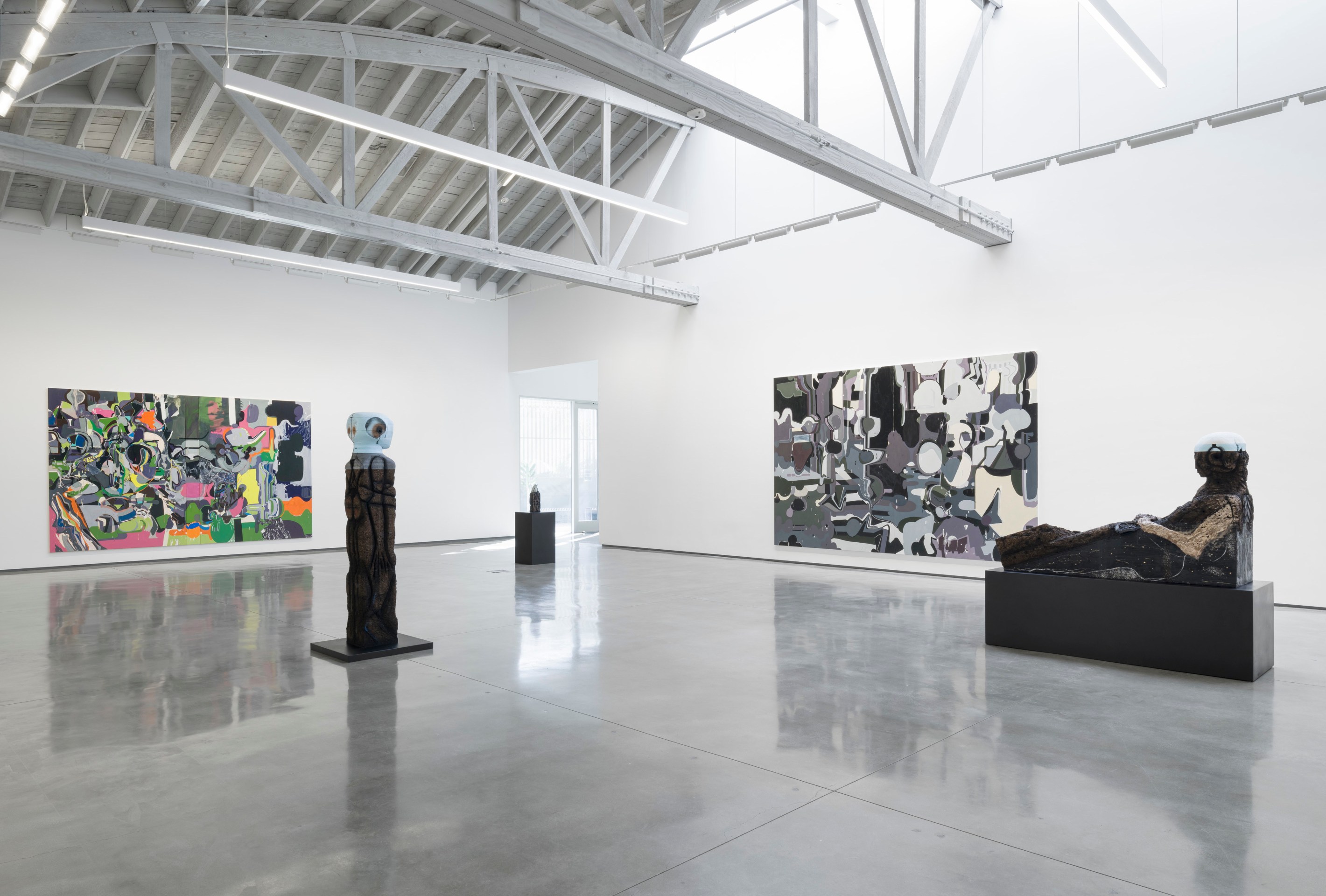 Huma Bhabha and Michael Williams