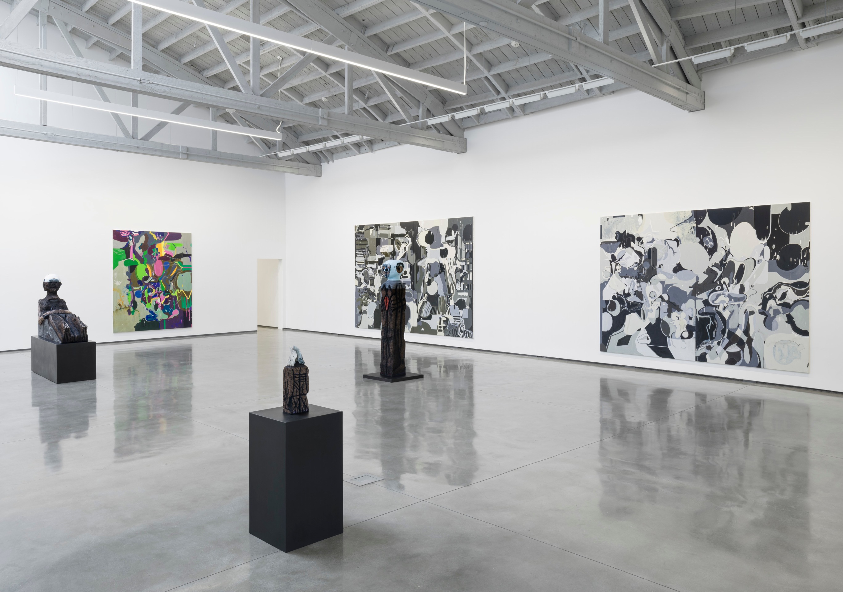 Huma Bhabha and Michael Williams