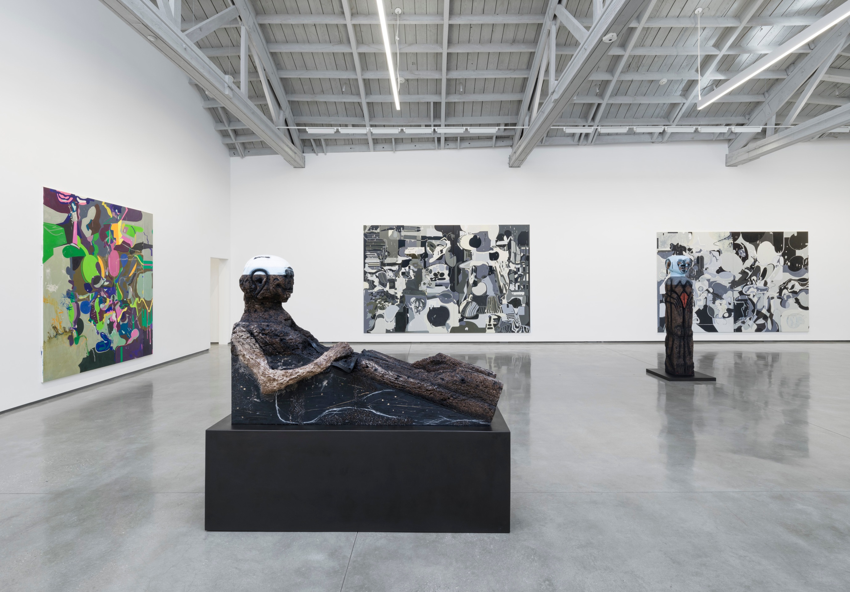 Huma Bhabha and Michael Williams