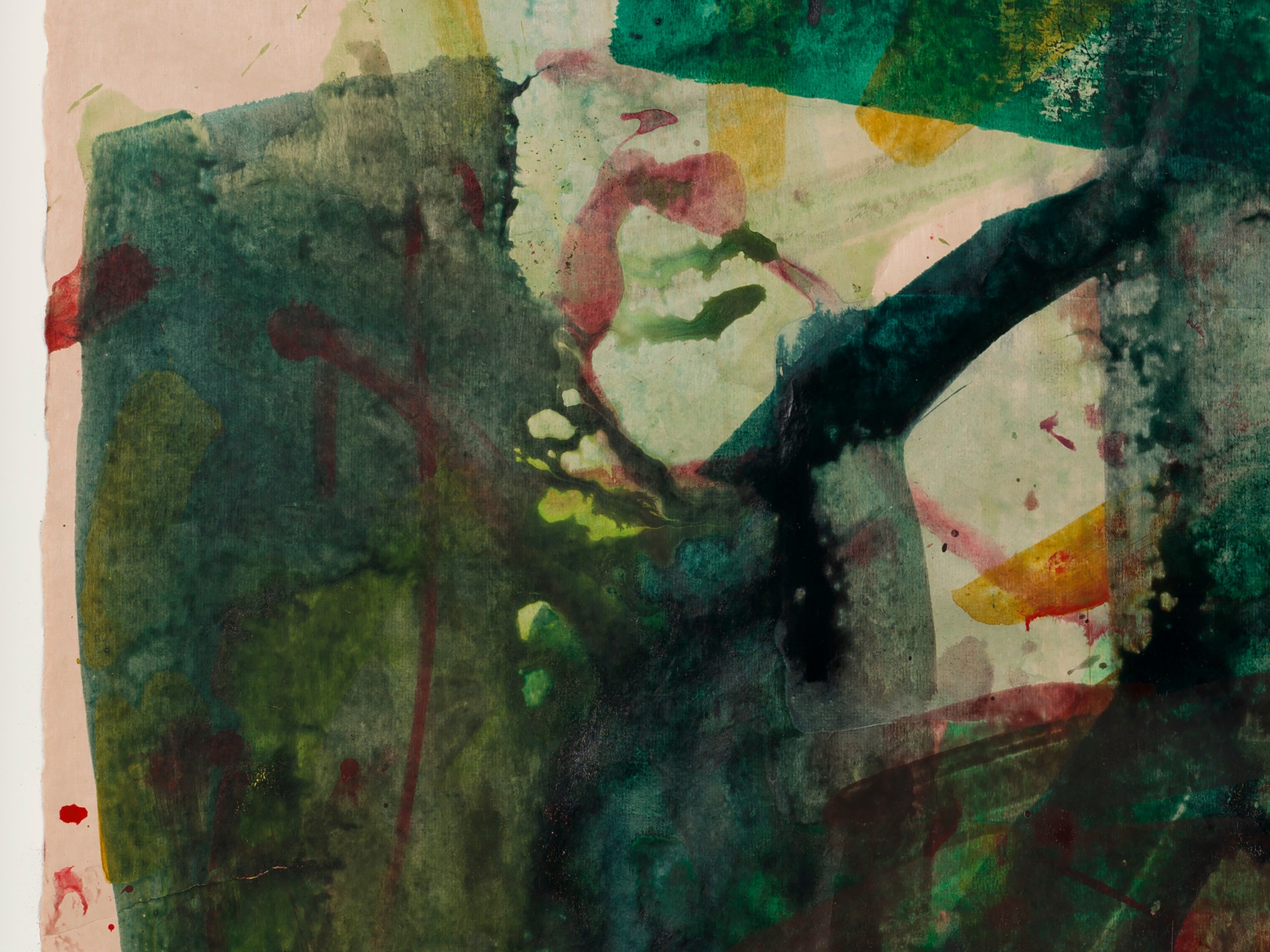 Mary Weatherford, In the cedar forest, 2019