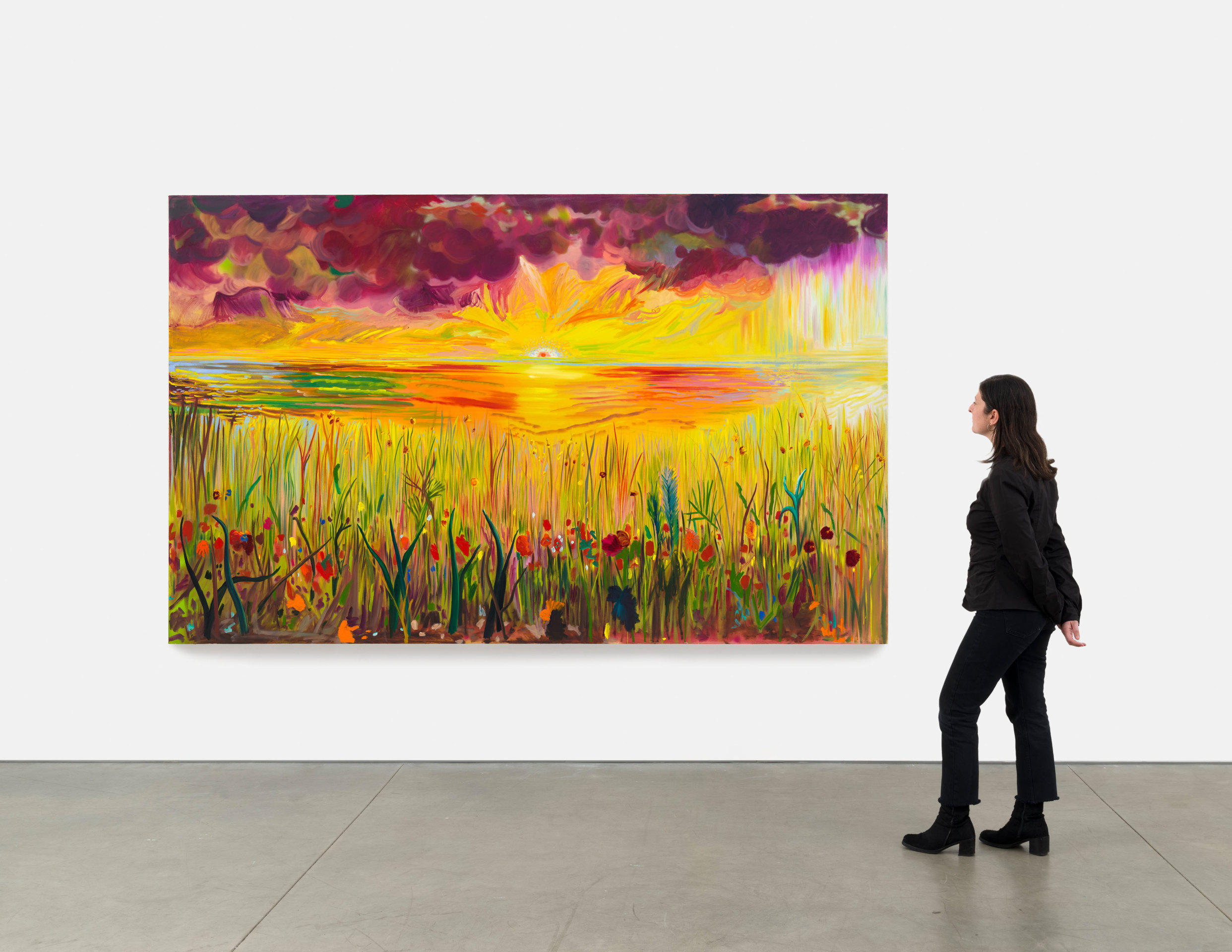 Shara Hughes, Burn Out, 2023