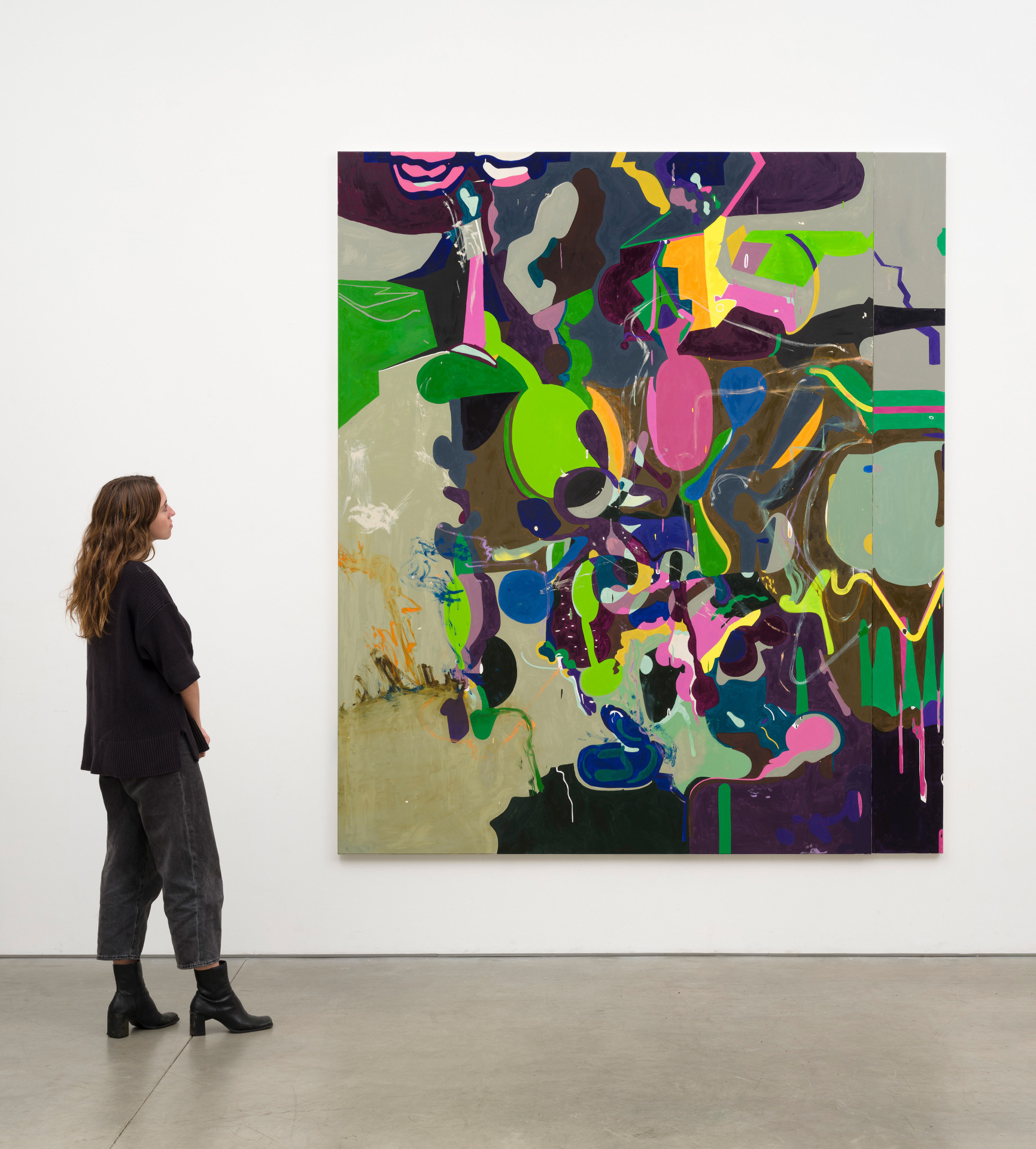 Michael Williams, Puzzle Painting with Extrapolation (Goblin), 2020 - 2022