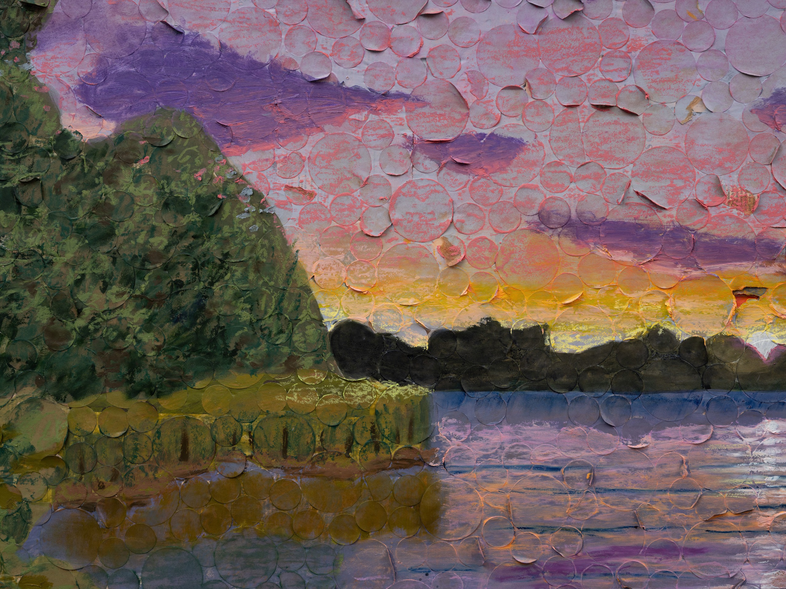 Derek Fordjour, Love Song, 2025