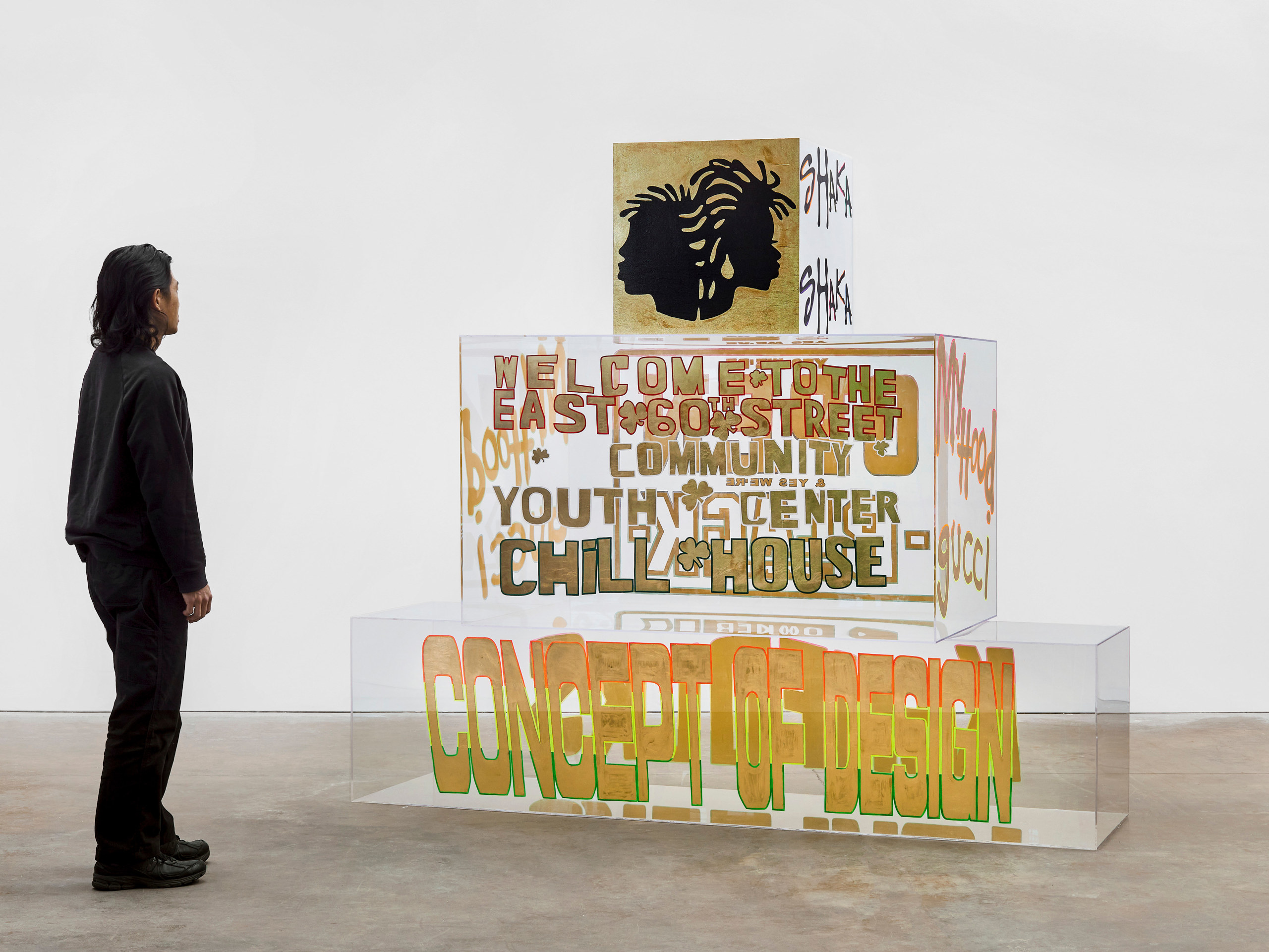 Lauren Halsey, my hood gucci (nubian), 2022