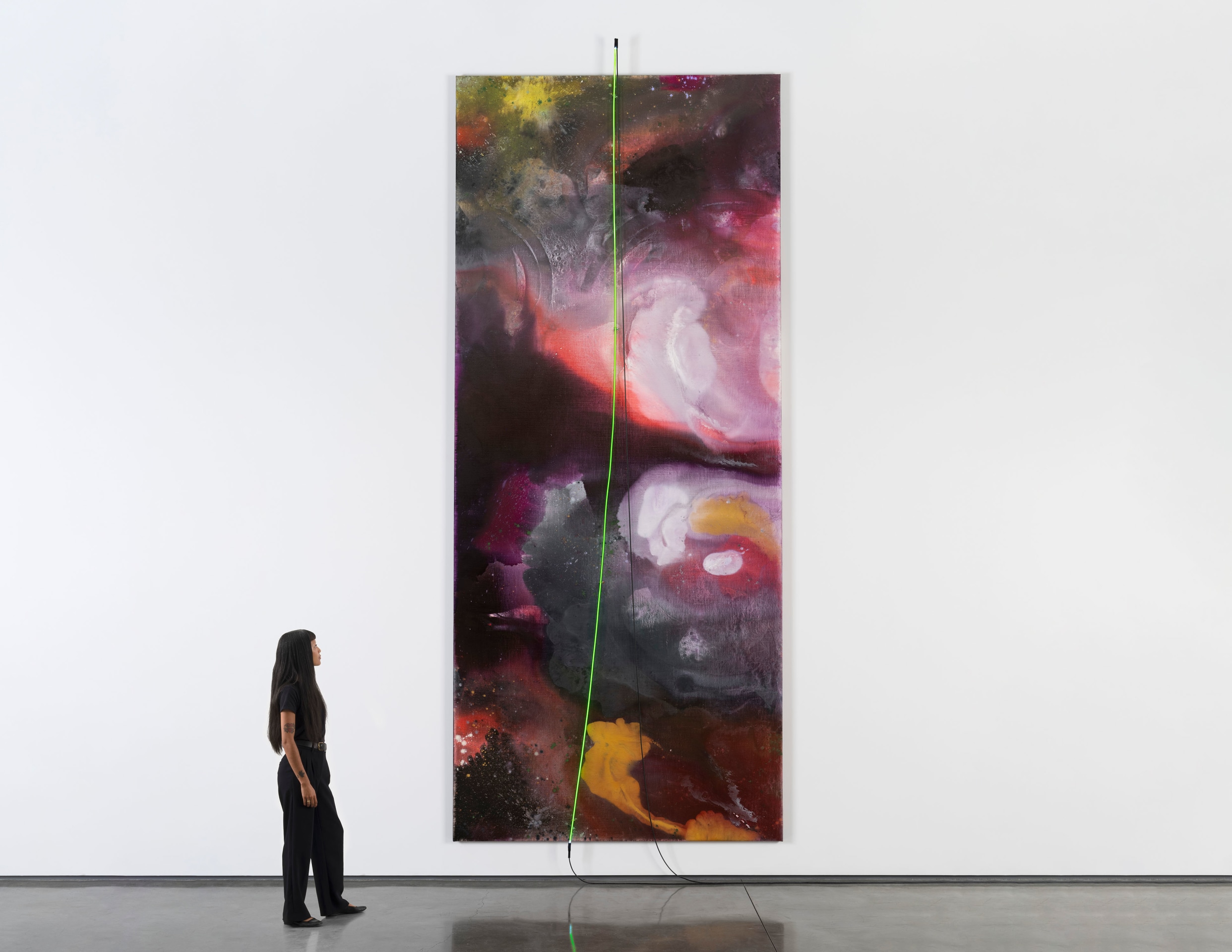 Mary Weatherford, After William Blake, 2025