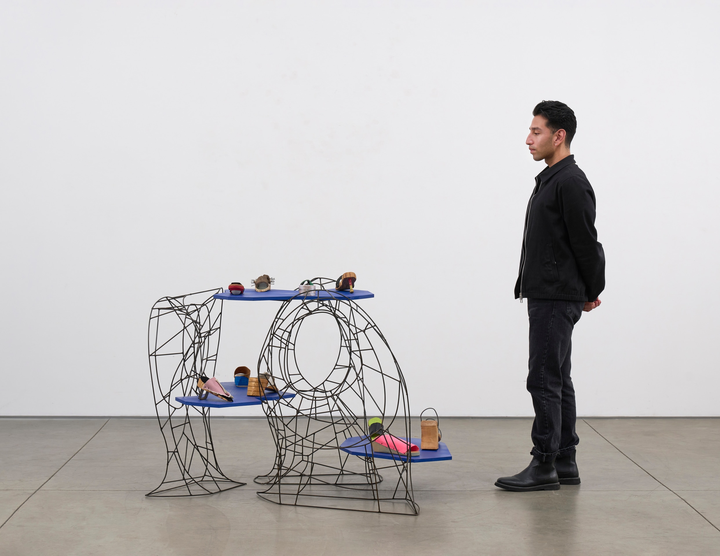 Evan Holloway, Shoe Display, 2024