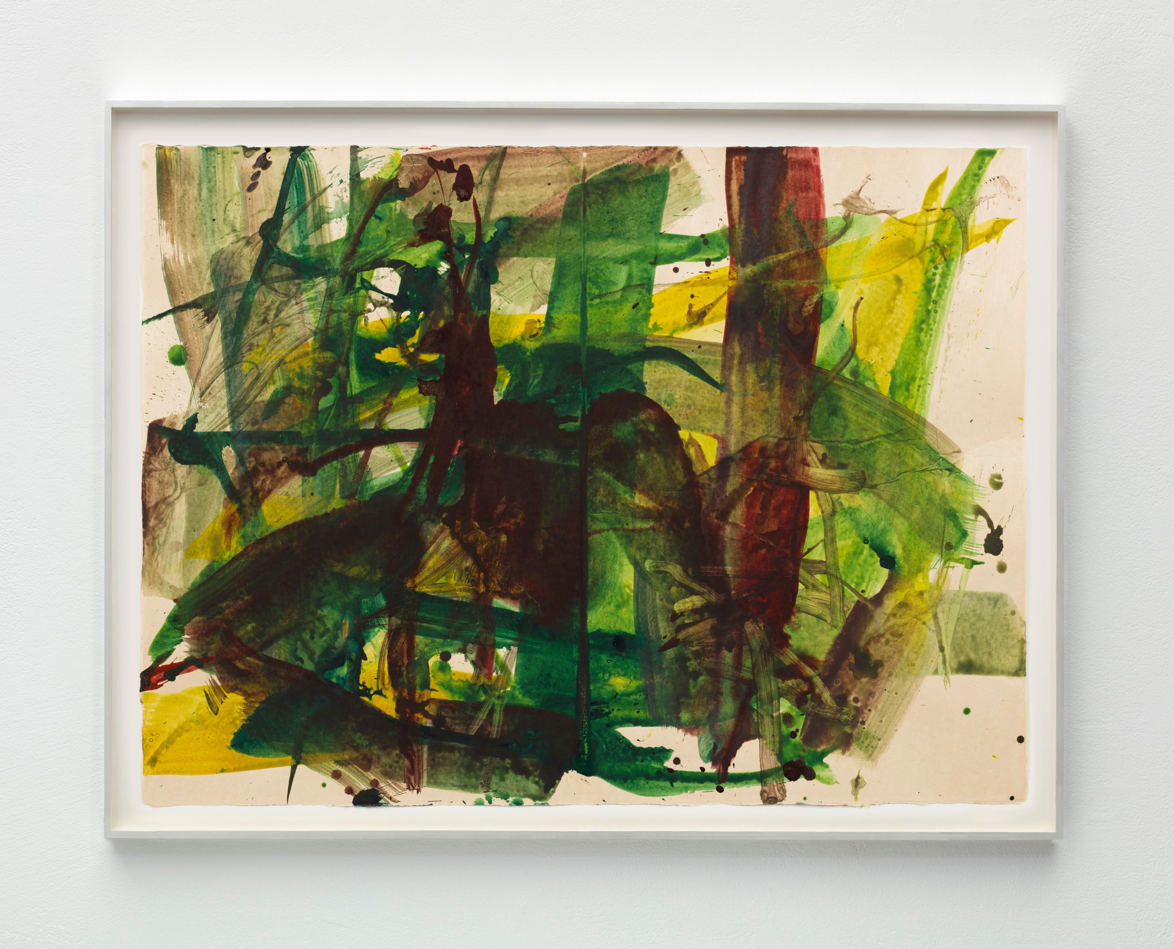 Mary Weatherford, In the cedar forest, 2019