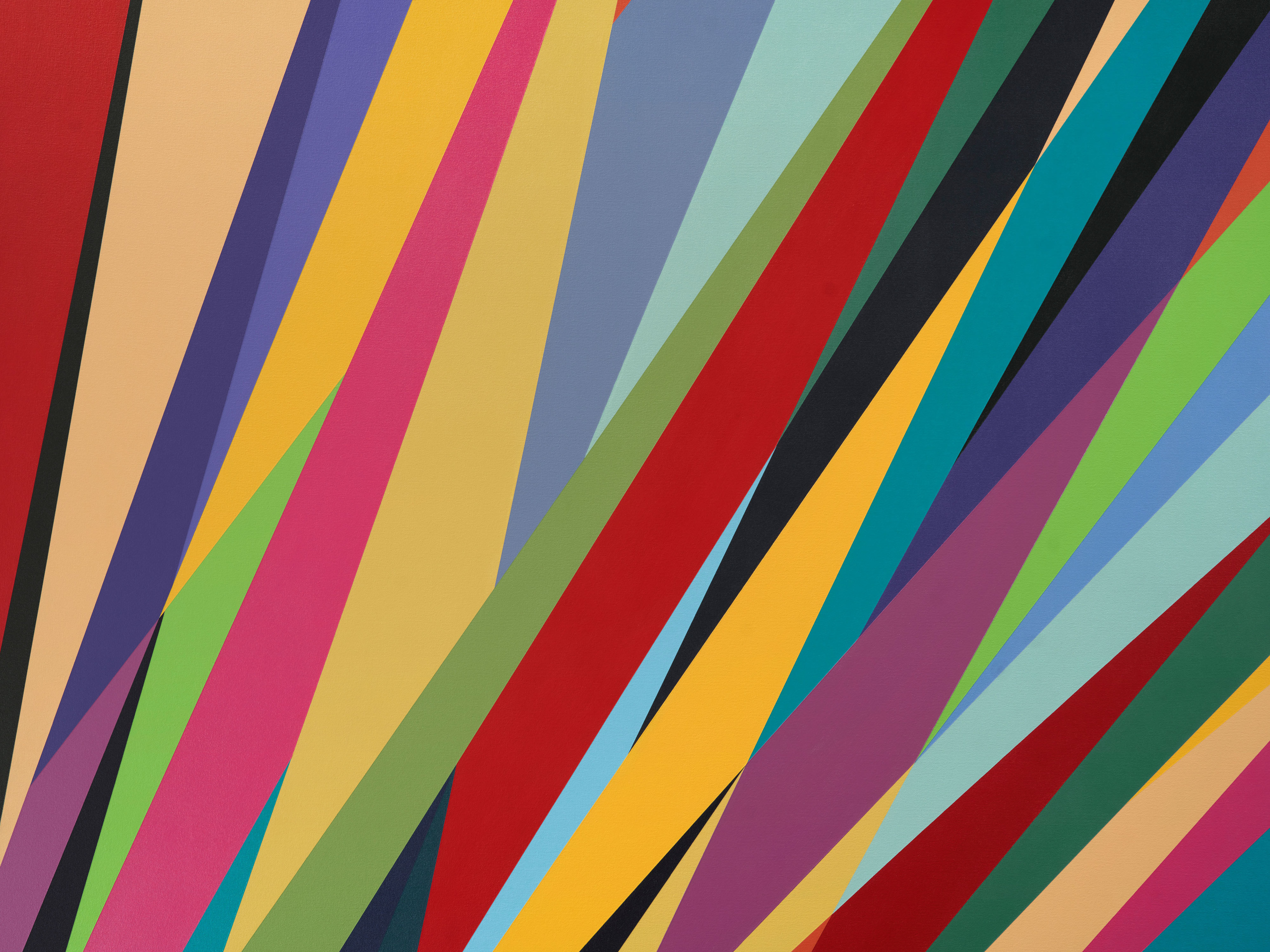 Odili Donald Odita, Bombs Over Biafra, 2023