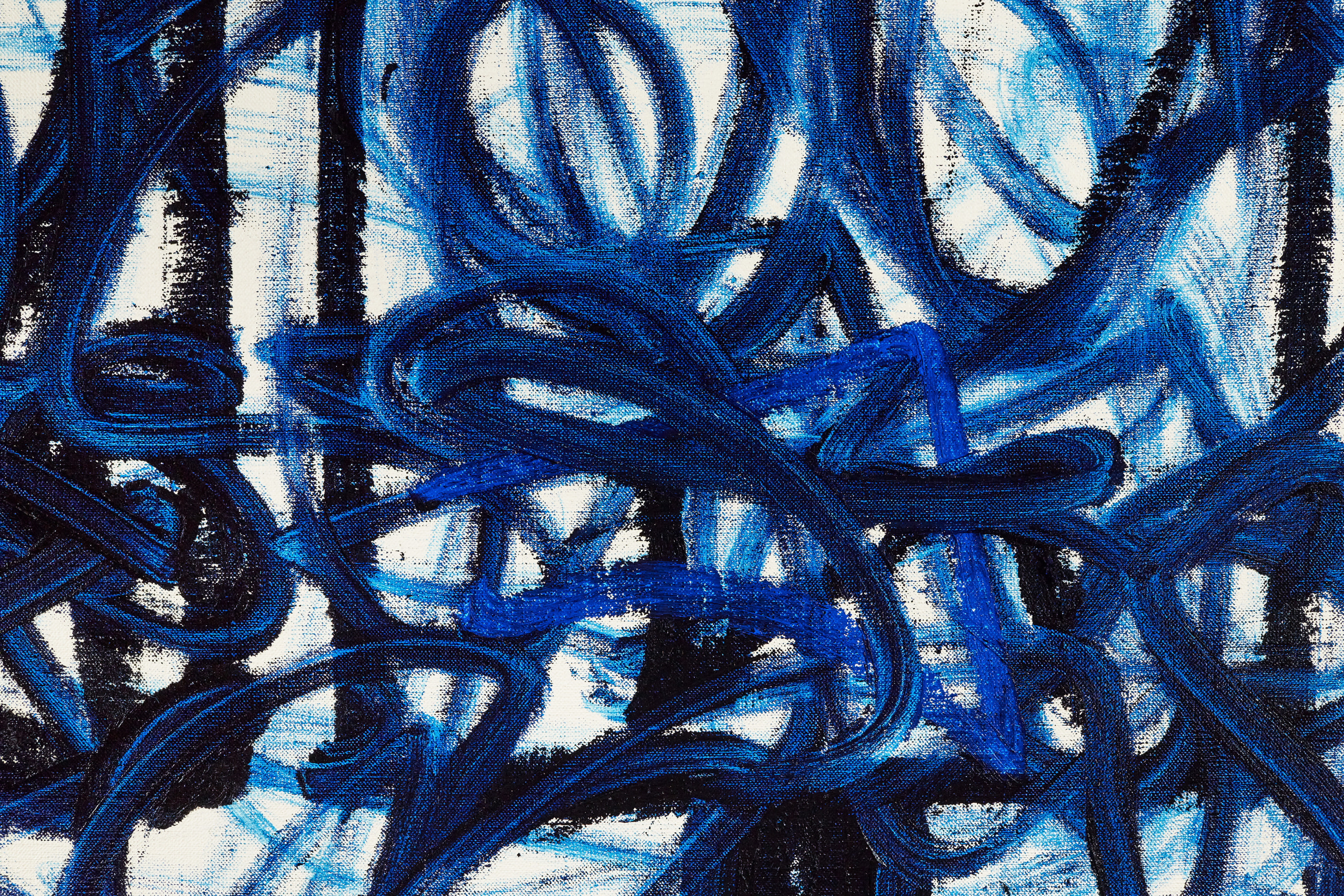 Rashid Johnson, Bruise Painting &quot;Love Walked In&quot;, 2021