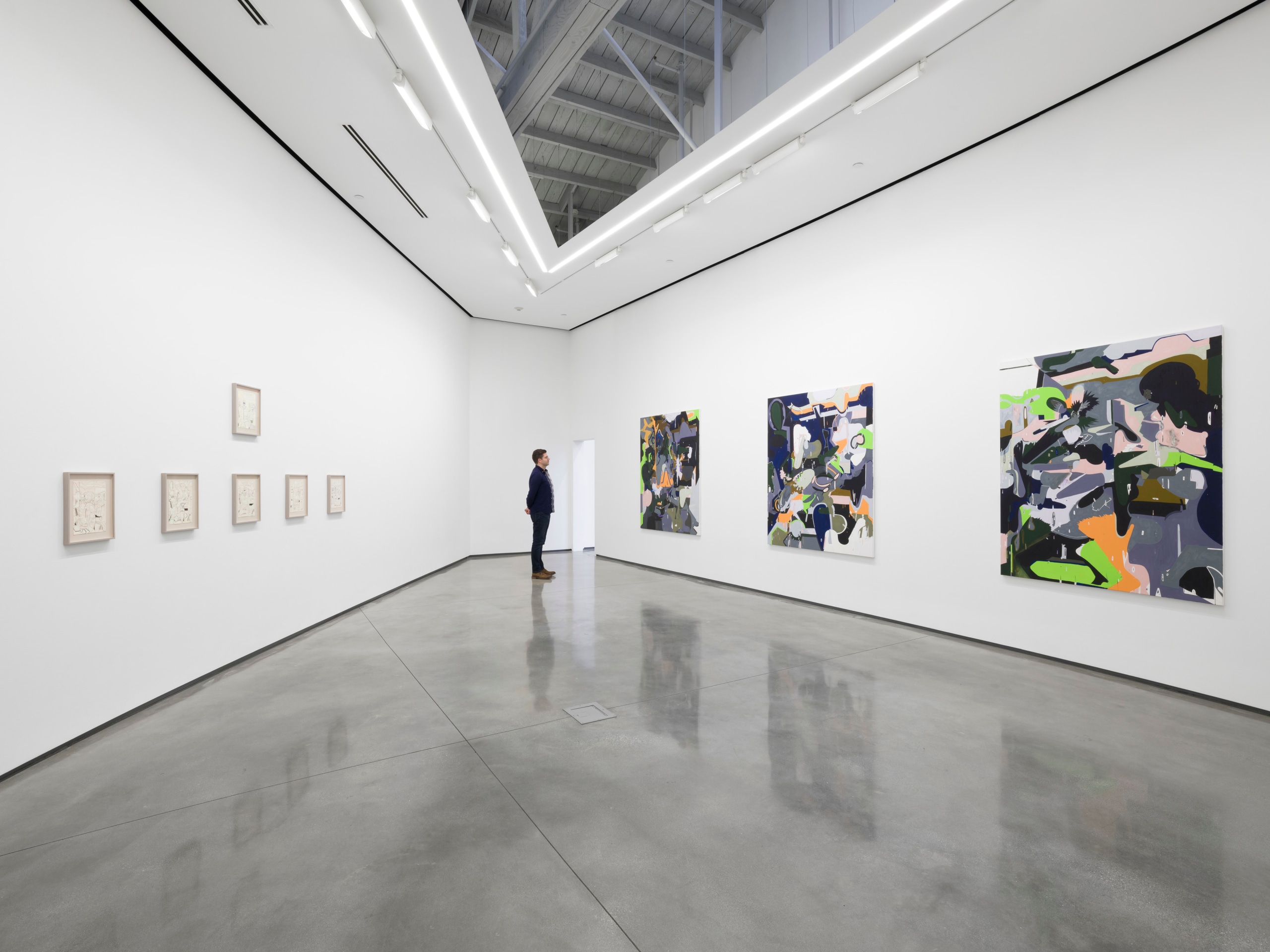 Huma Bhabha and Michael Williams