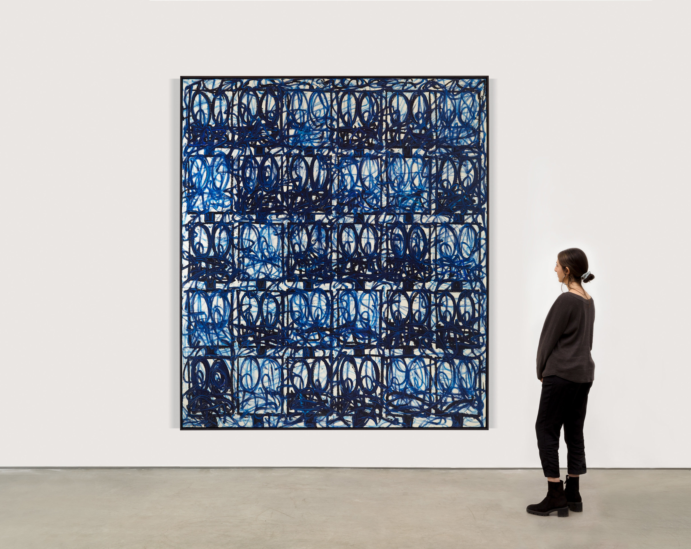 Rashid Johnson, Bruise Painting &quot;Love Walked In&quot;, 2021