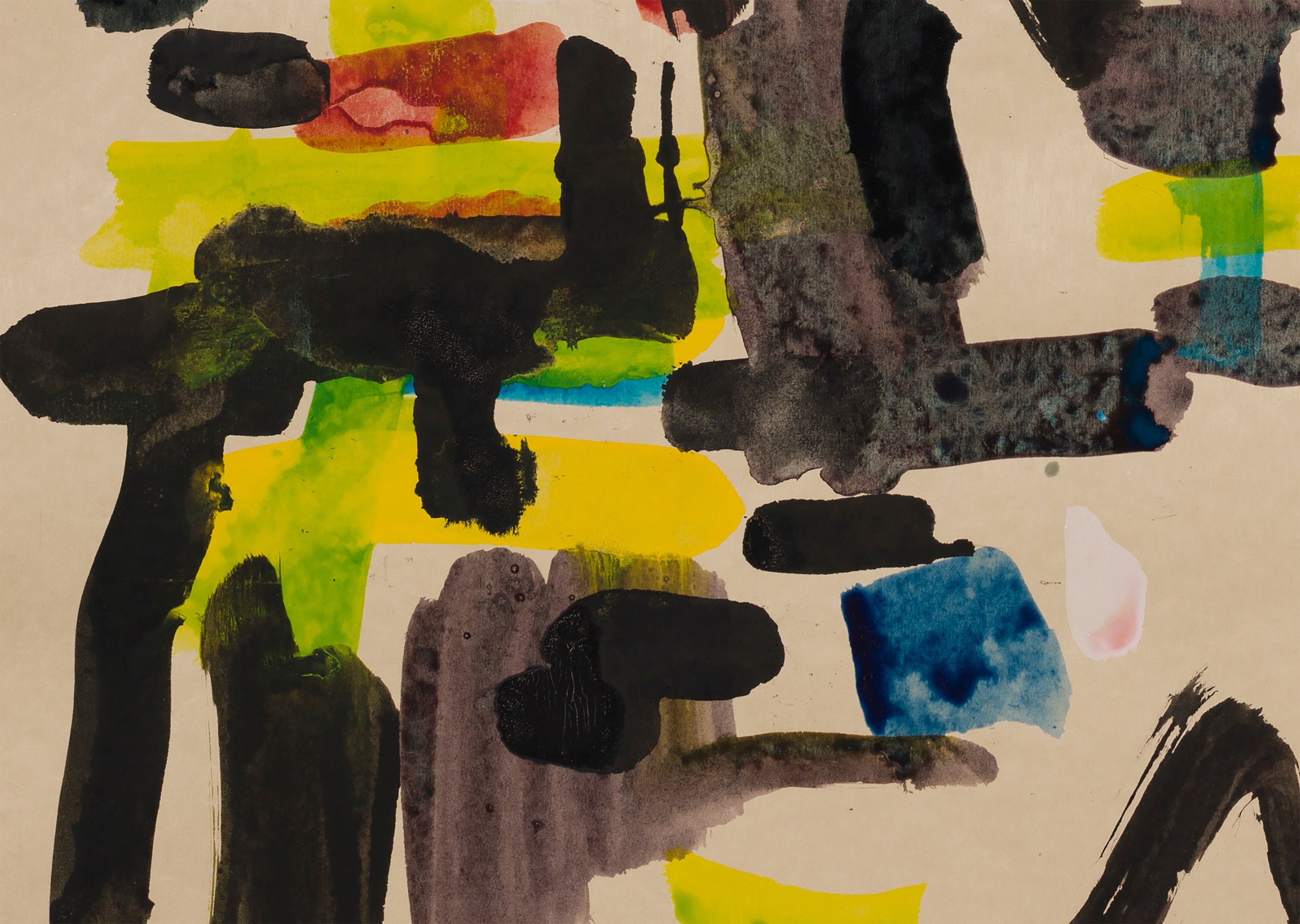 Mary Weatherford, Shibuya Crossing, 2019