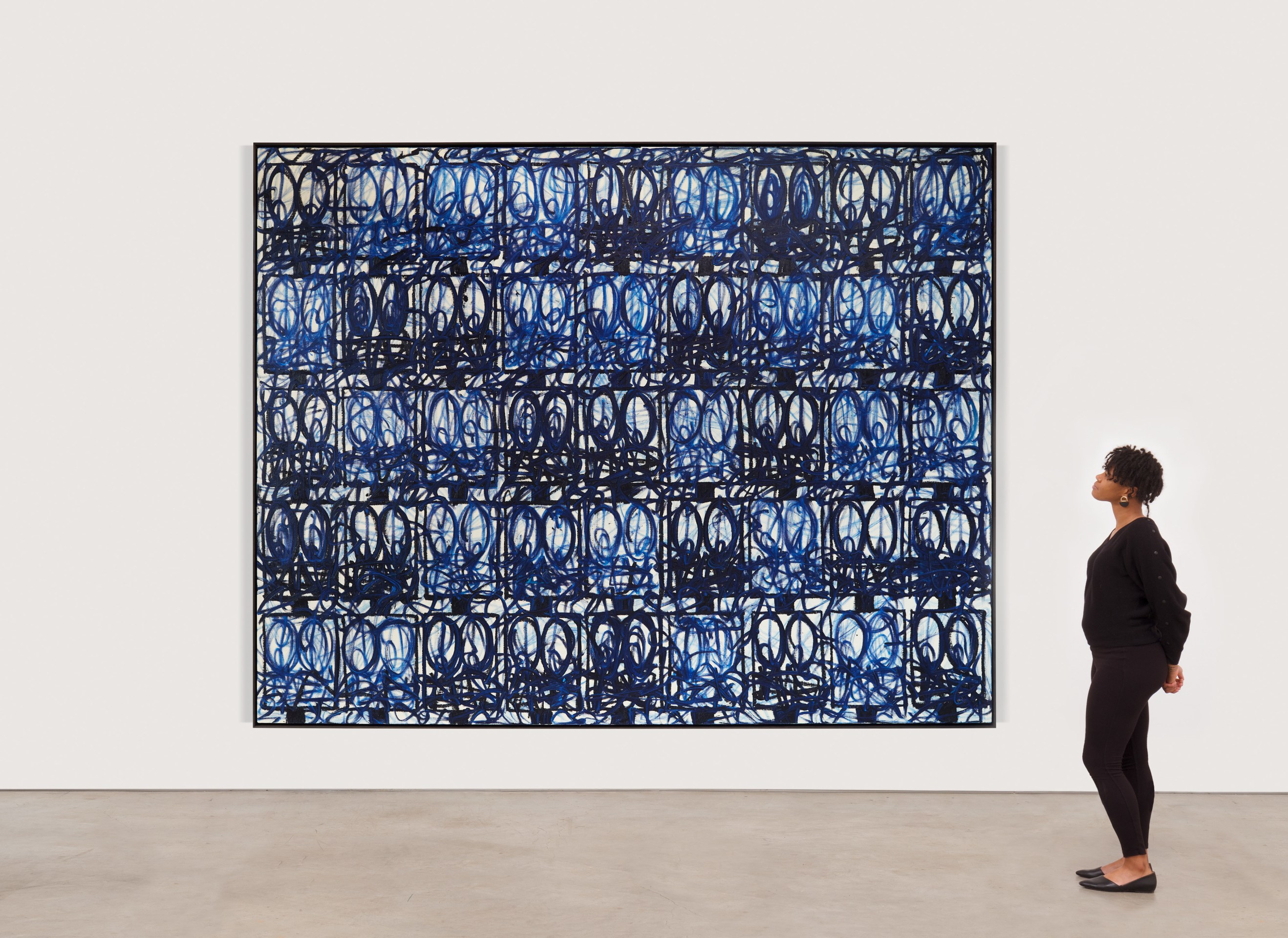 Rashid Johnson, Bruise Painting &quot;Pennies from Heaven&quot;, 2021