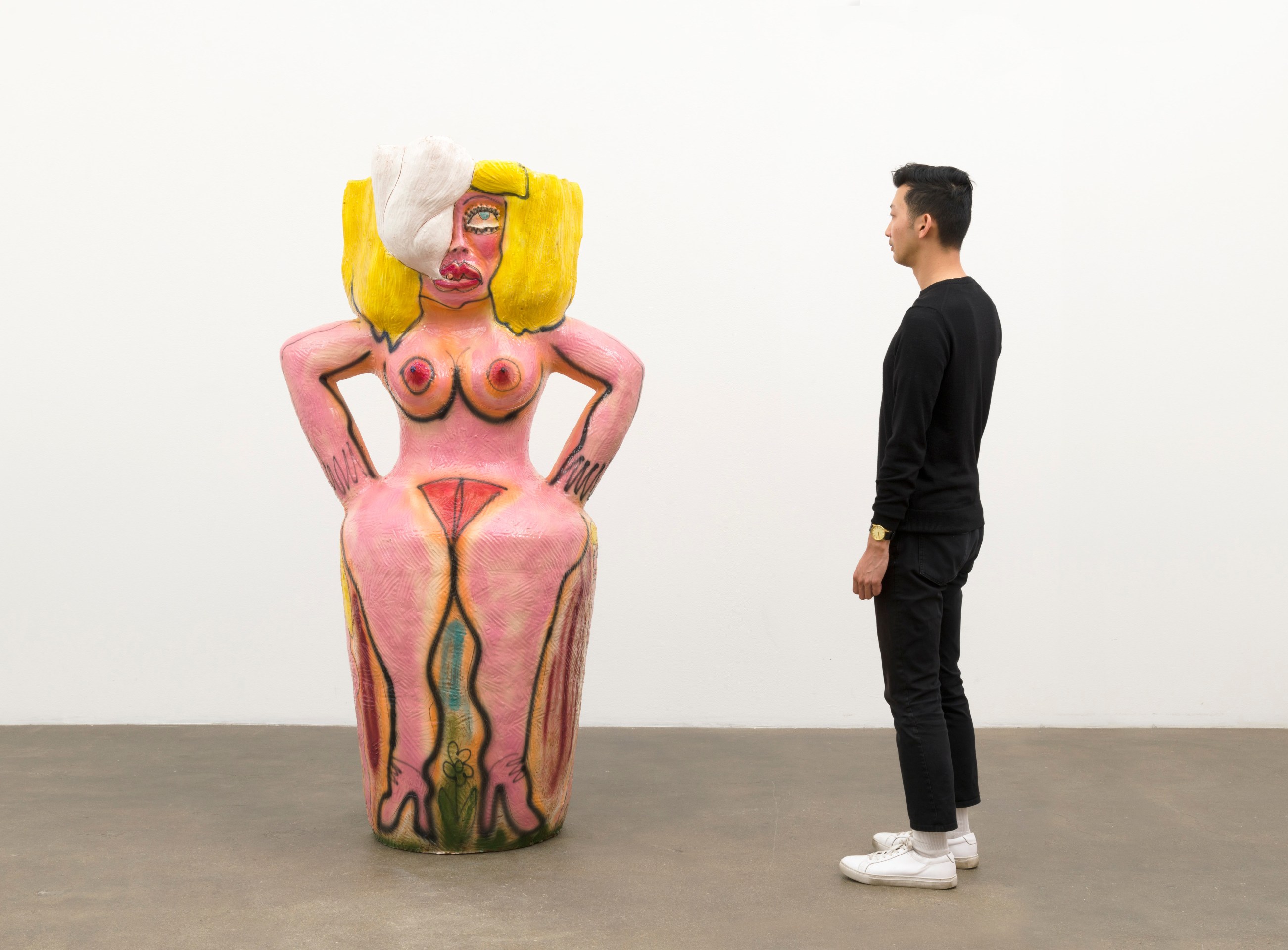 Untitled (Large Figure Smoking), 2019