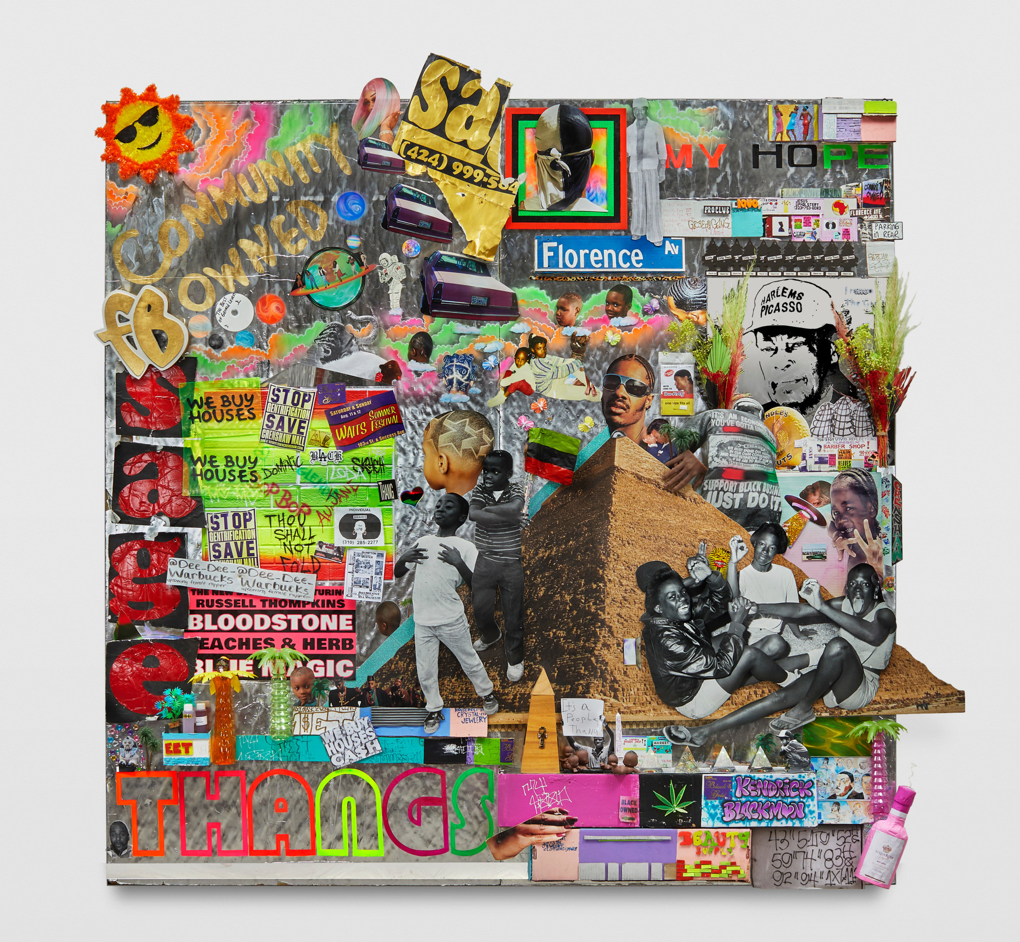 Lauren Halsey, thou shall not fold, 2022