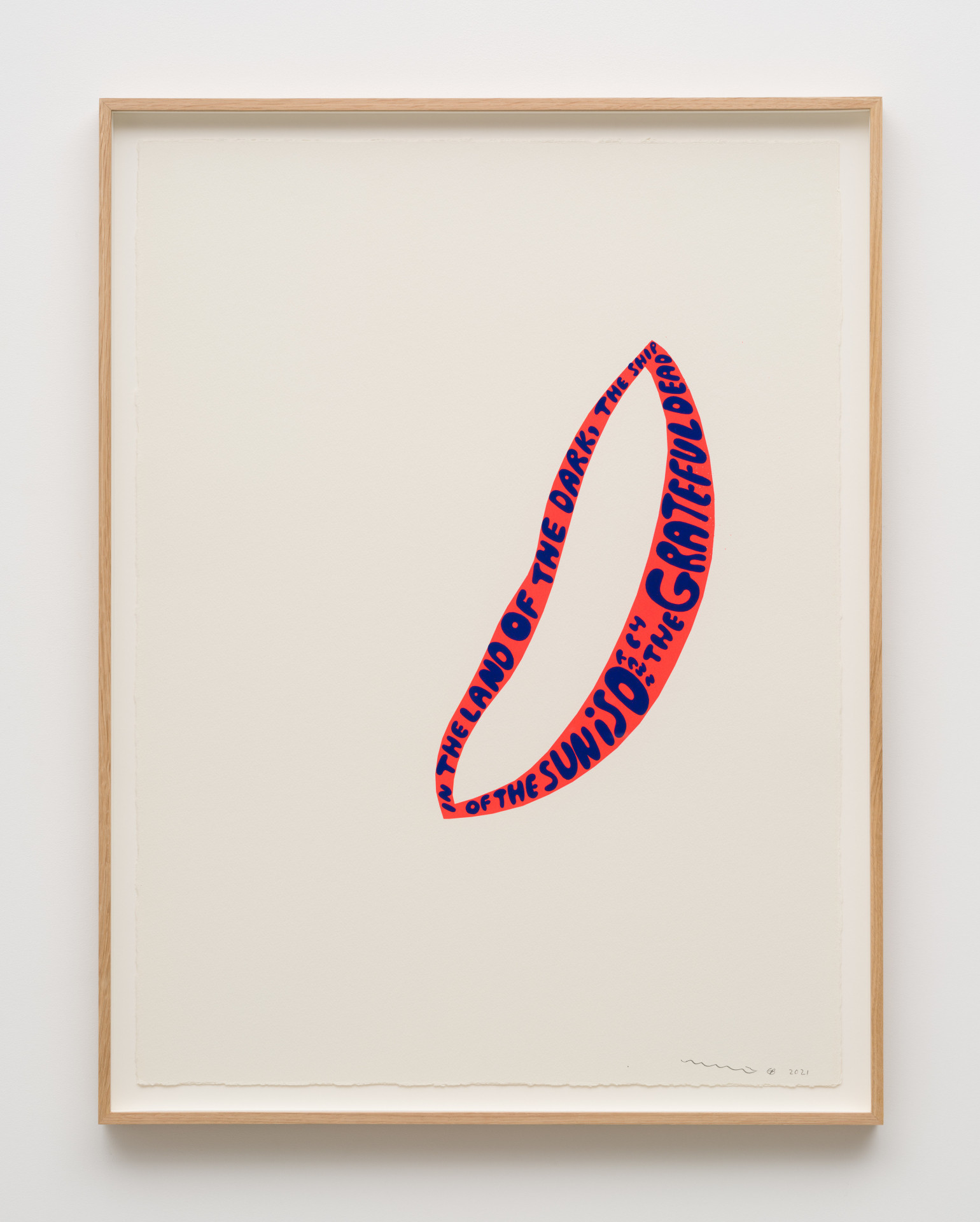 Matthew Brannon, Wipe that smile off your face., 2021