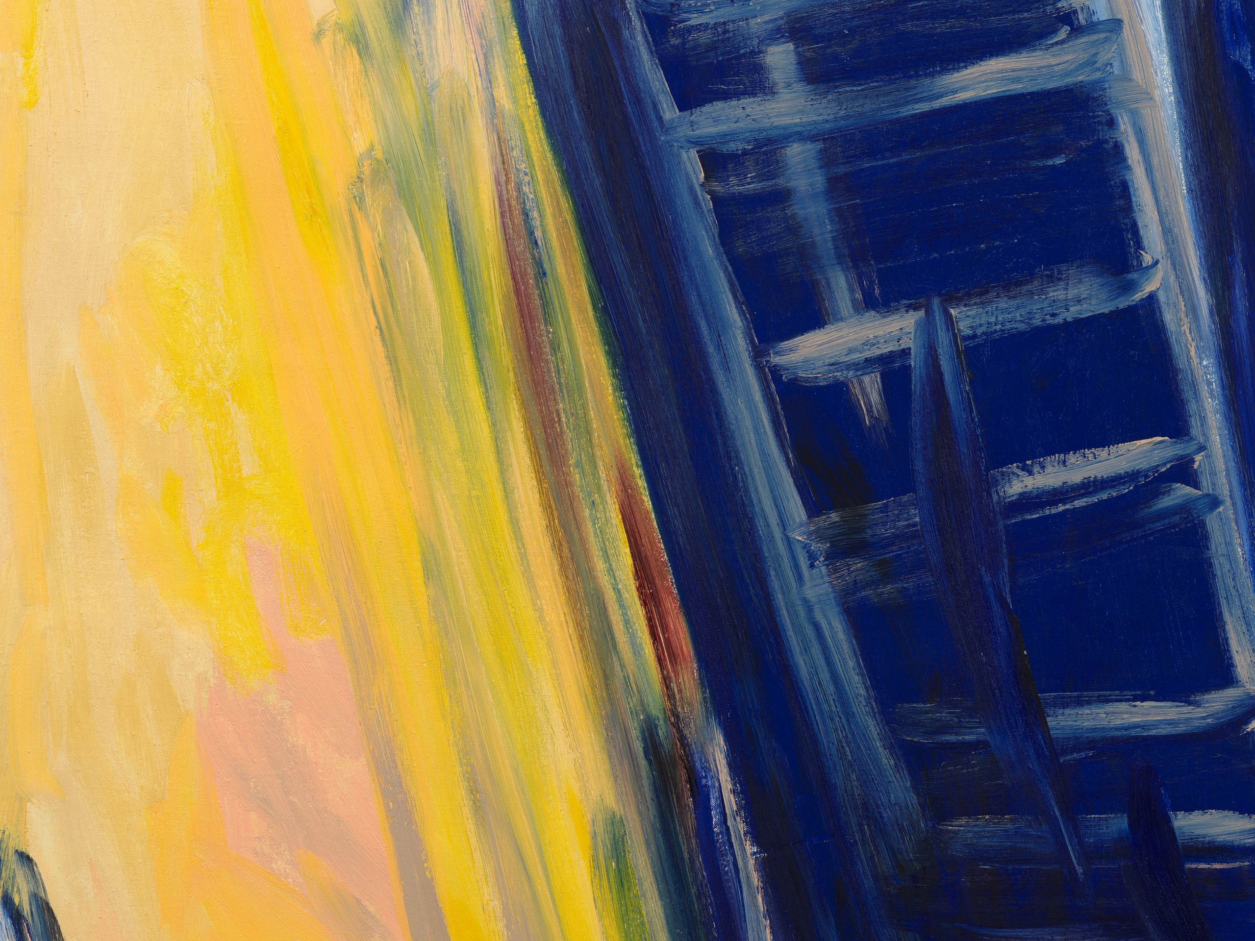 Martha Diamond, Yellow Sky, 1986