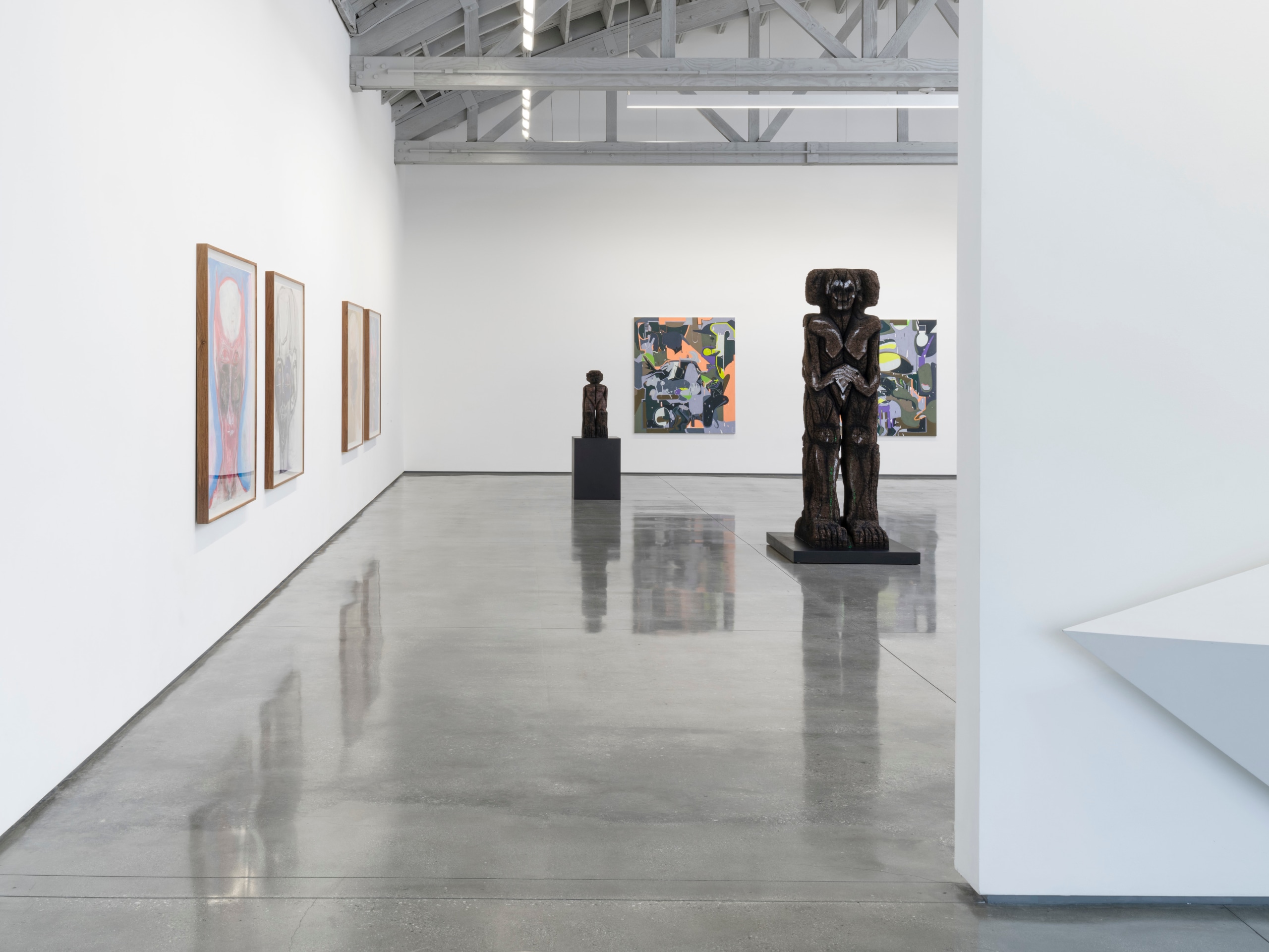 Huma Bhabha and Michael Williams