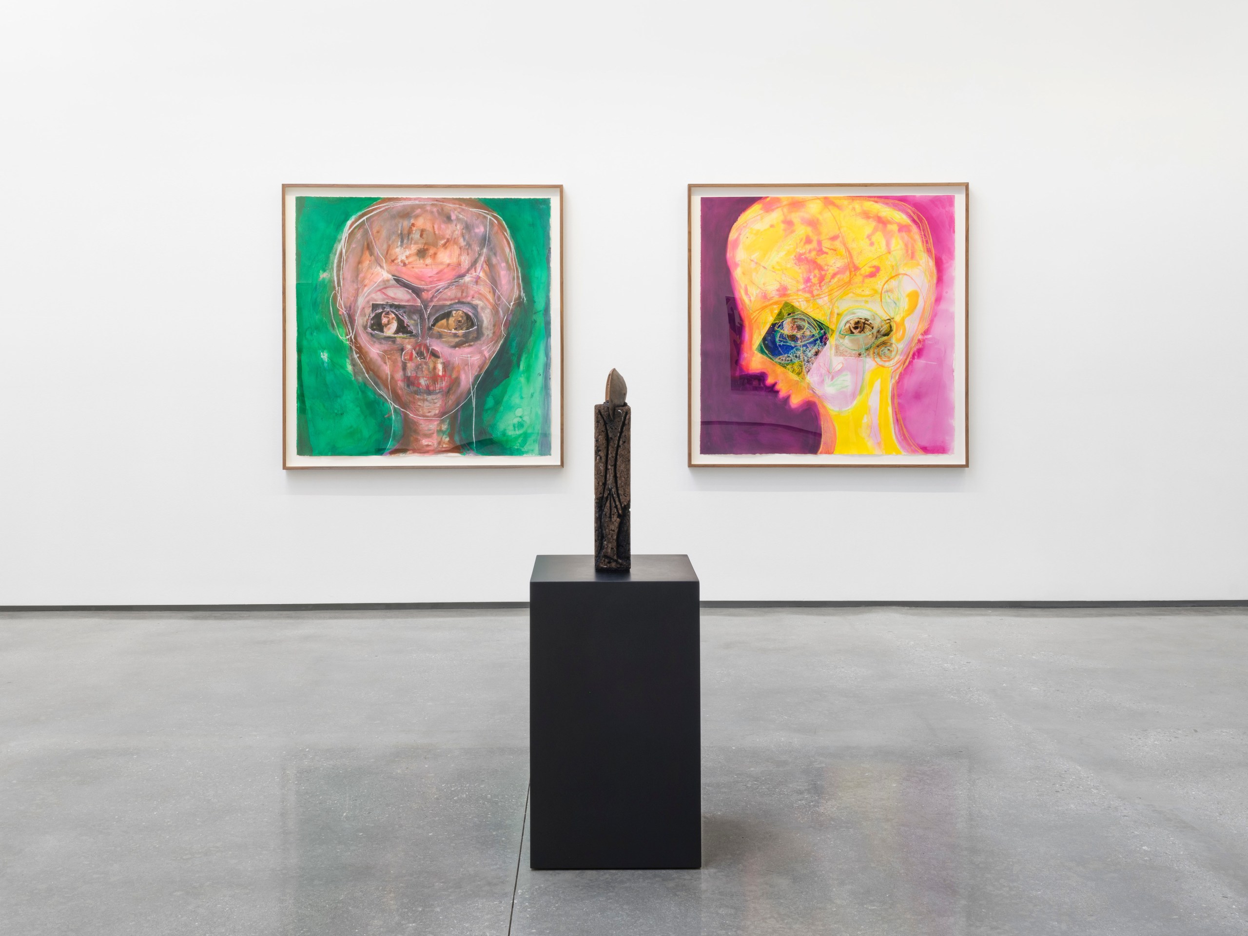 Huma Bhabha and Michael Williams