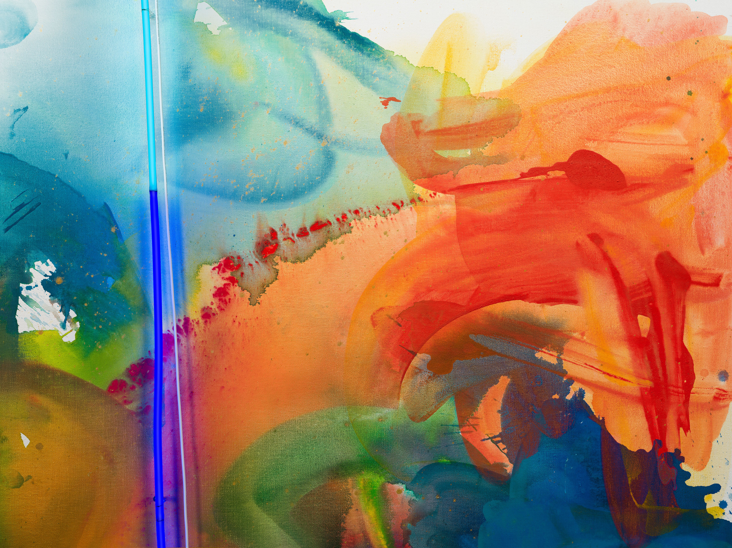 Mary Weatherford, Ocean View, 2021 - 2023