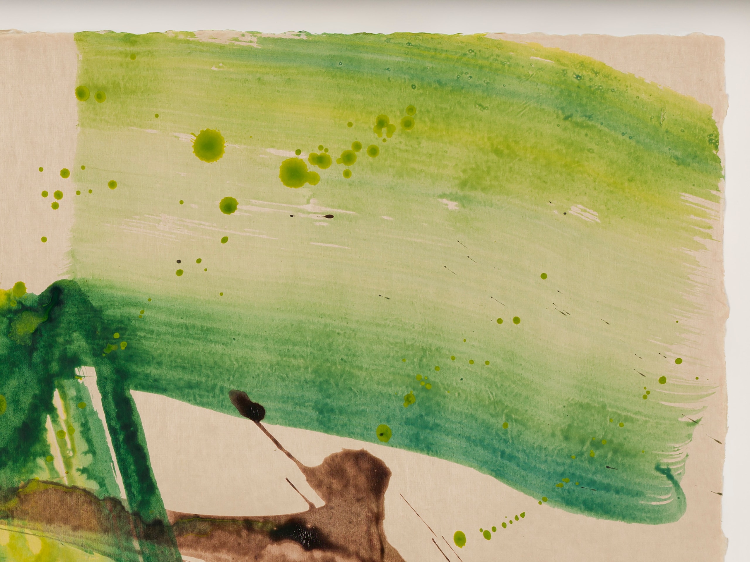 Mary Weatherford, In the cedar forest, 2019