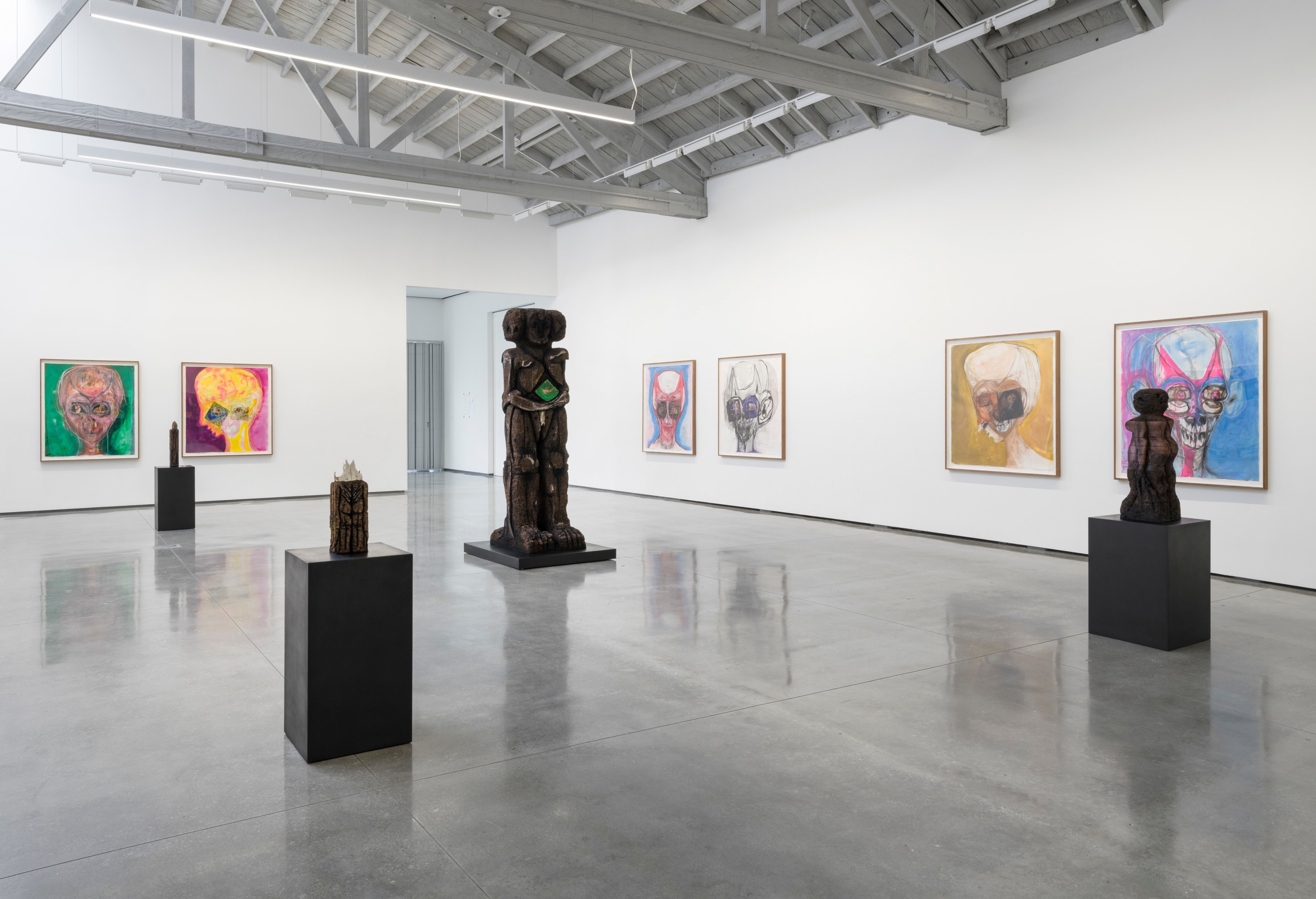 Huma Bhabha and Michael Williams