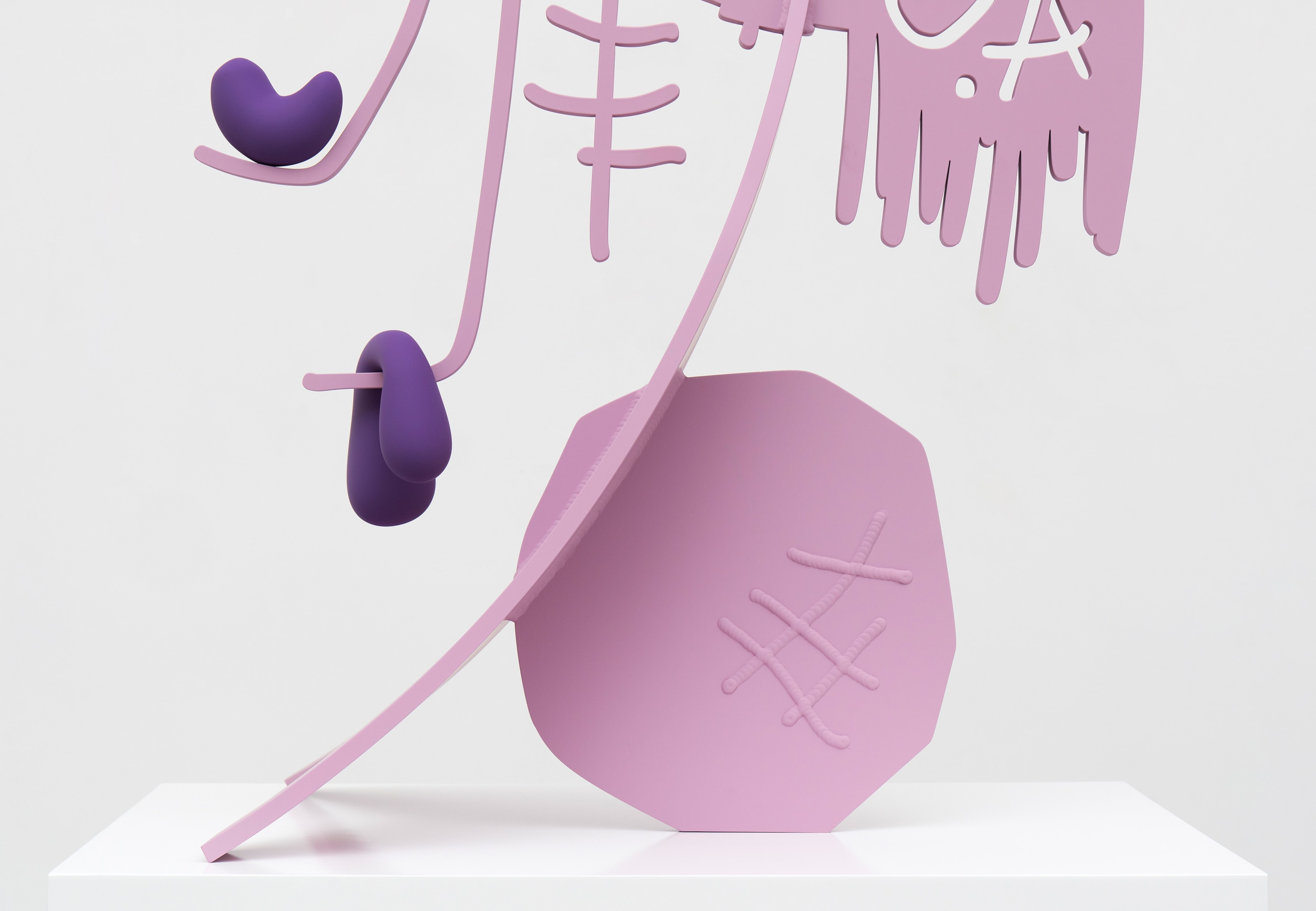 Aaron Curry, Purple Painting, 2022