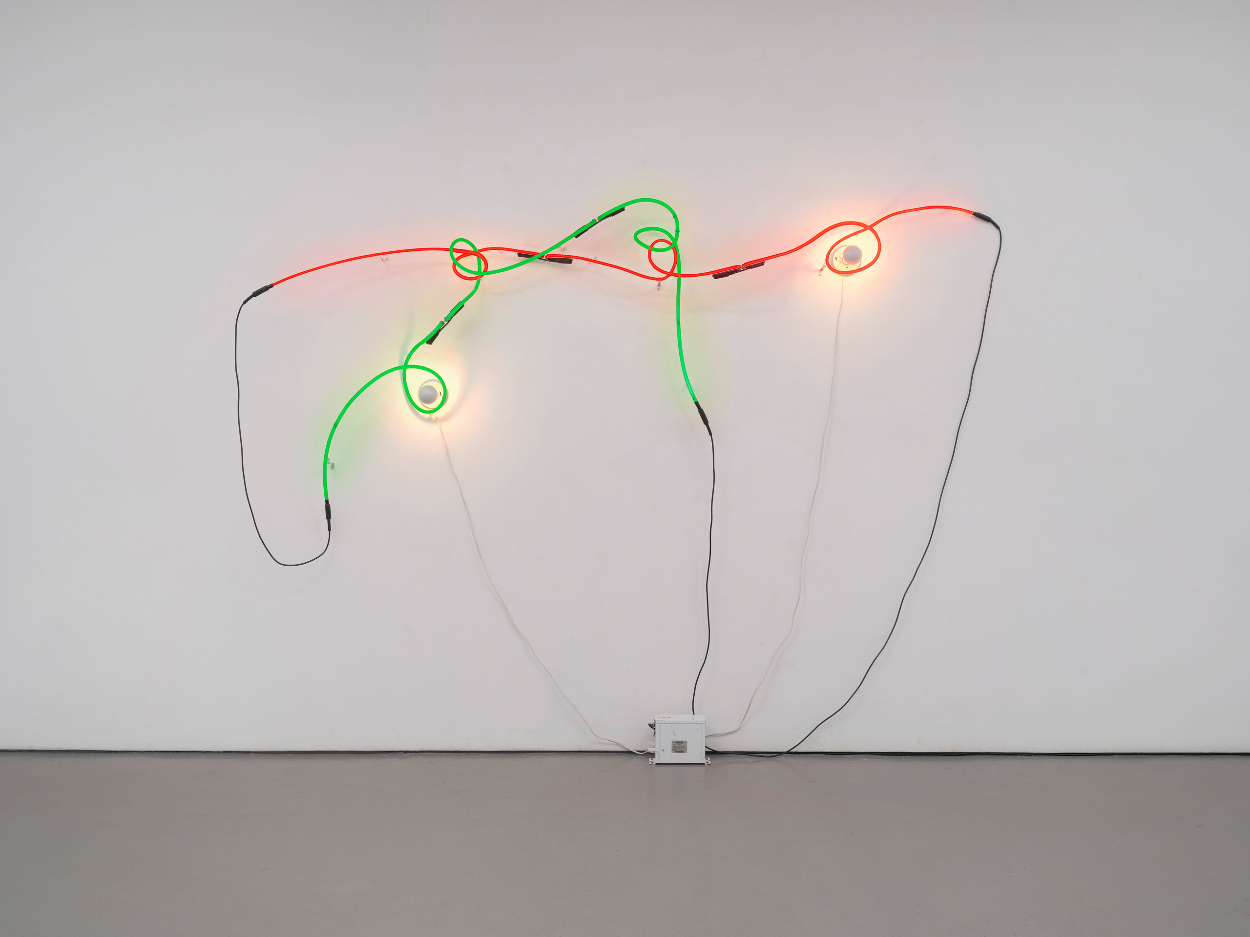 Keith Sonnier, Neon Wrapping Incandescent V, 1970