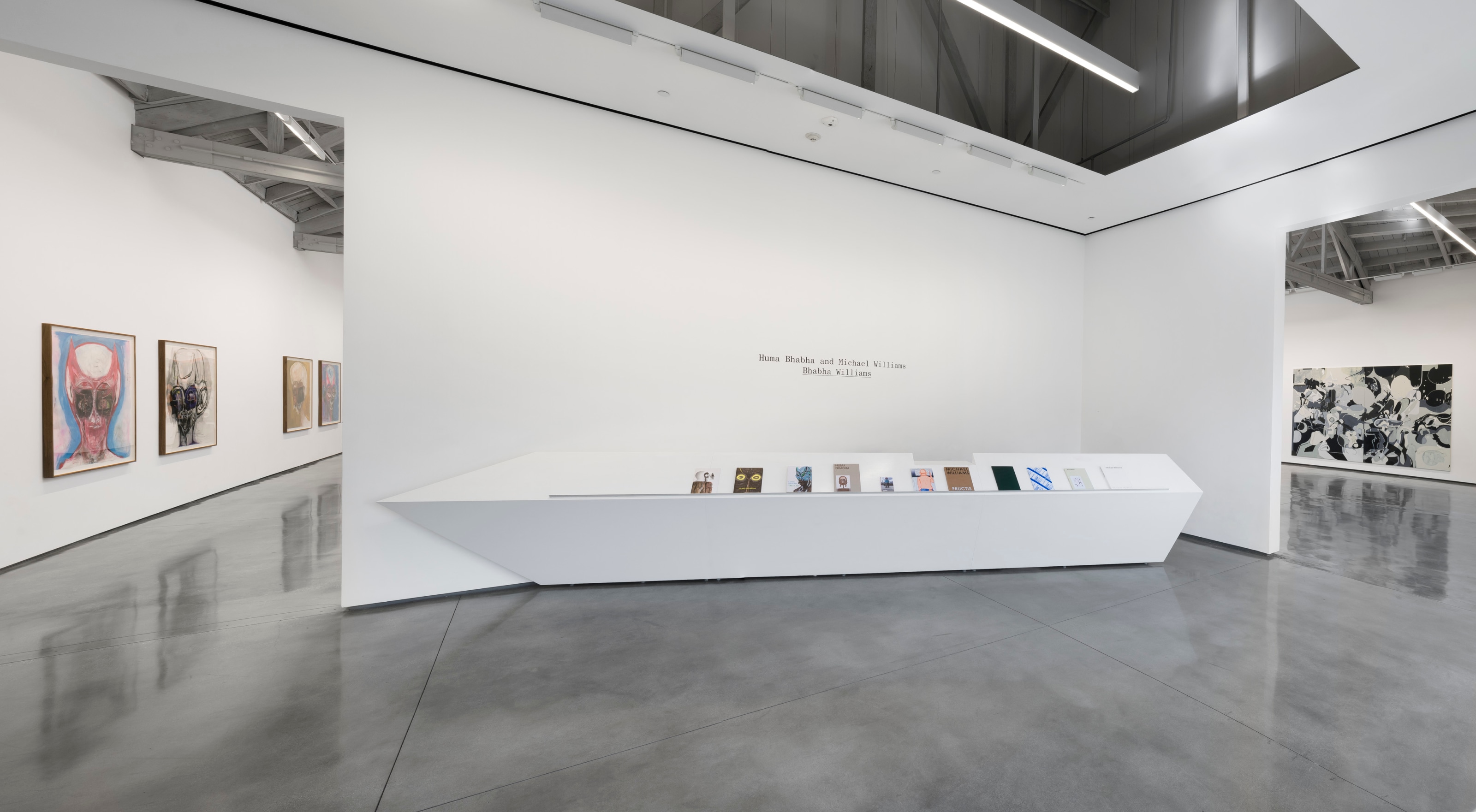 Huma Bhabha and Michael Williams