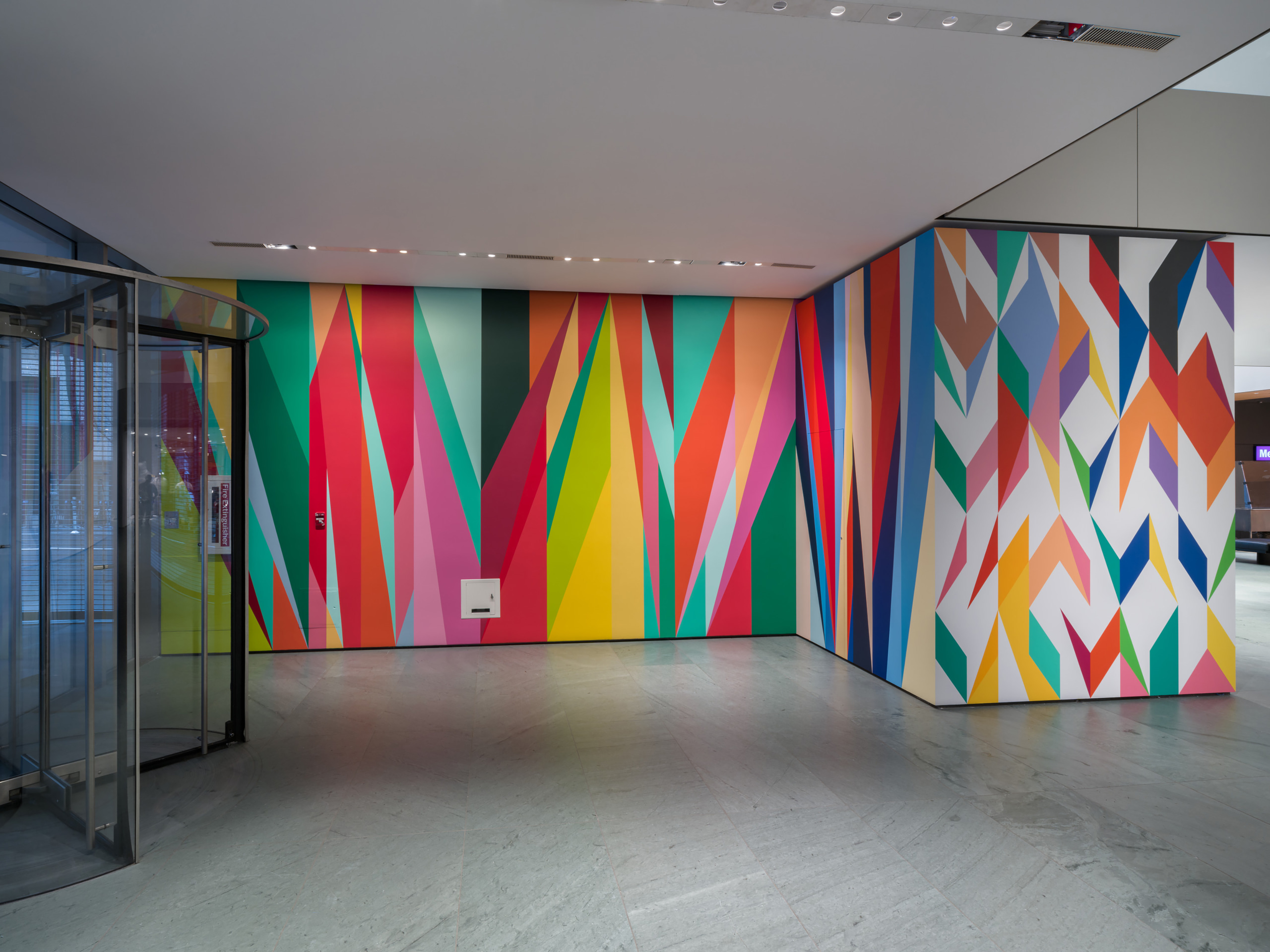 Installation view of&nbsp;Odili Donald Odita: Songs from Life, April 8, 2025 &ndash; April 30, 2026. Photographed in April 2025. The Museum of Modern Art, New York. Digital Image &copy; 2025 The Museum of Modern Art, New York. Photo by Jonathan Dorado.