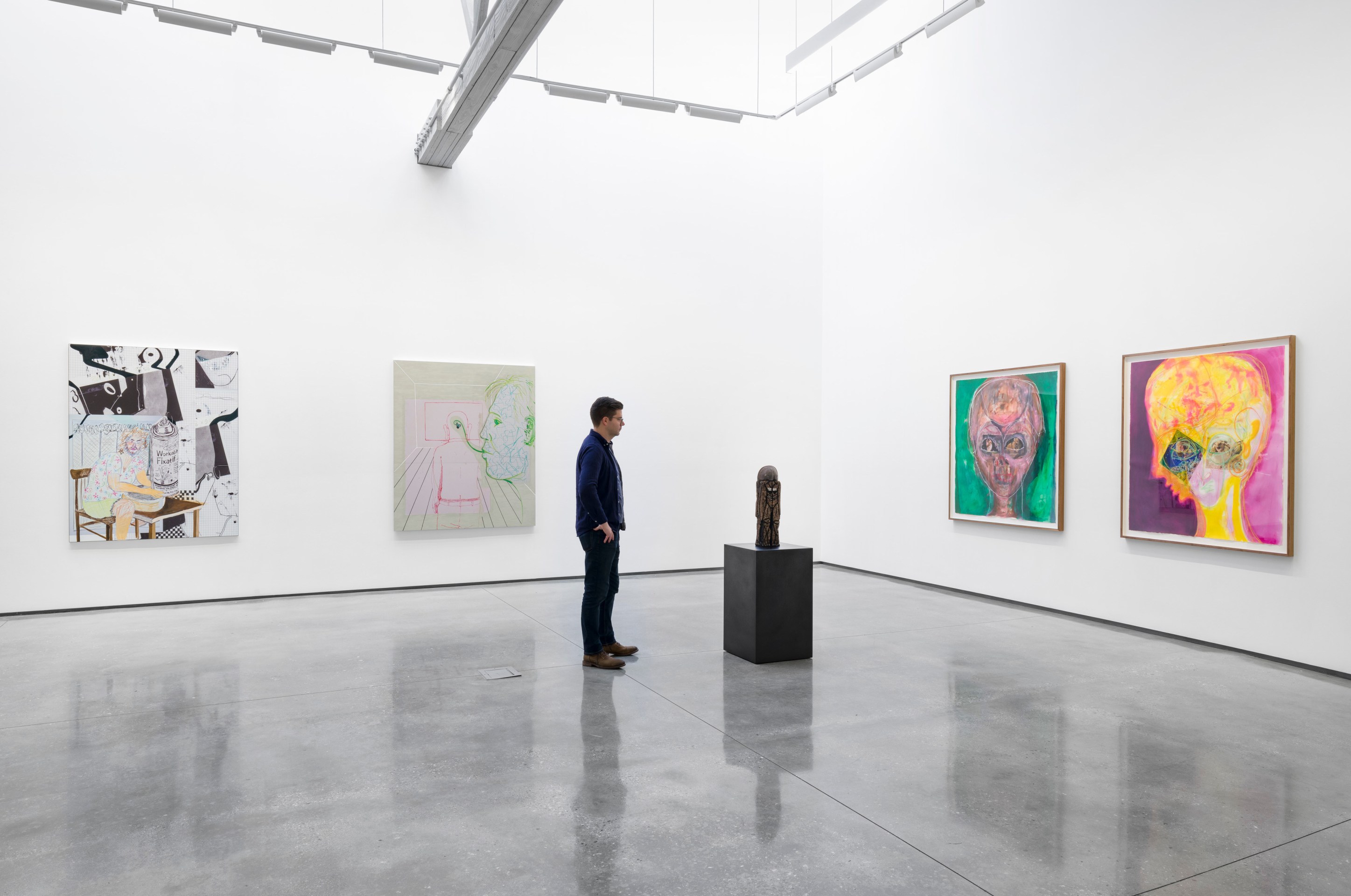 Huma Bhabha and Michael Williams