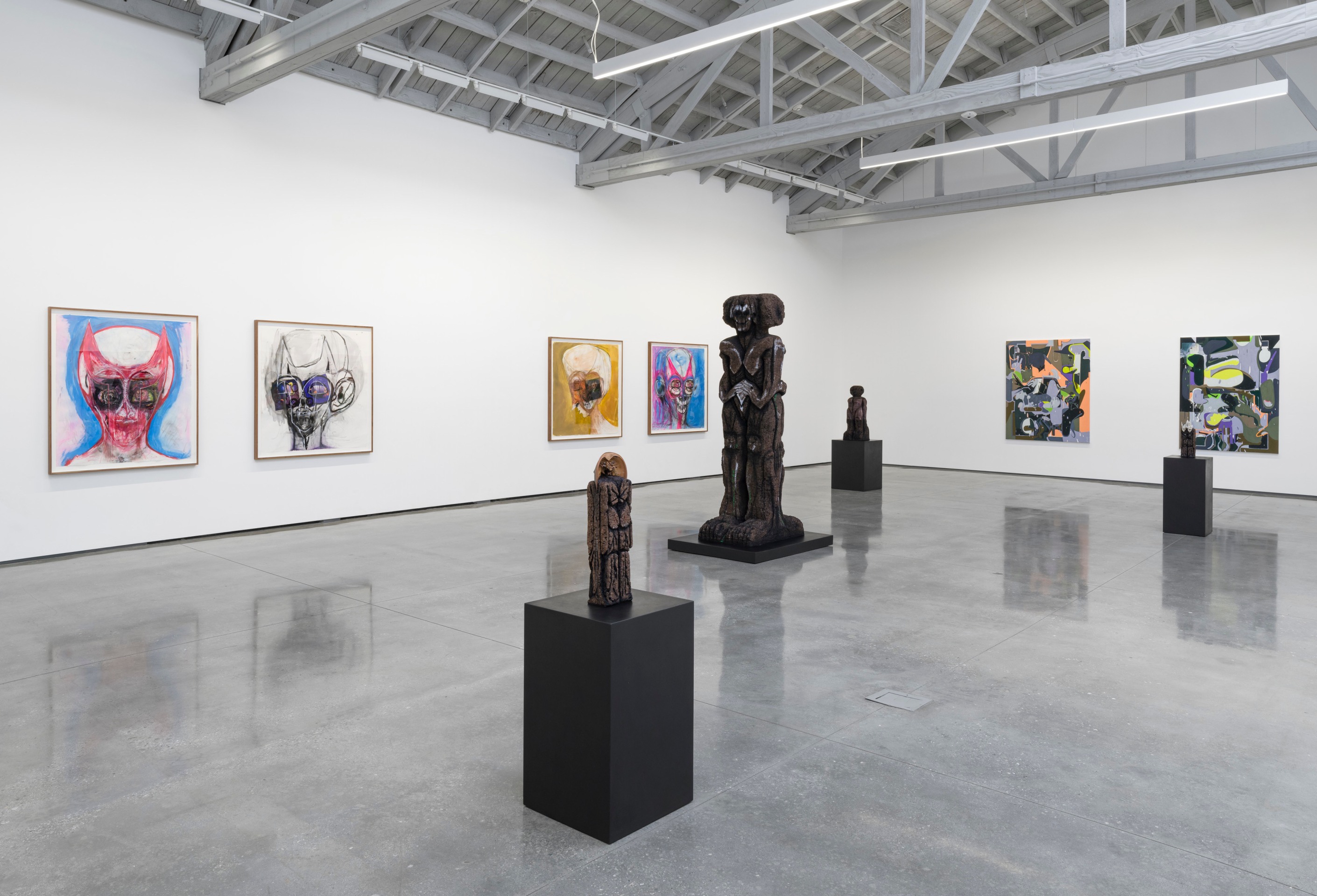 Huma Bhabha and Michael Williams